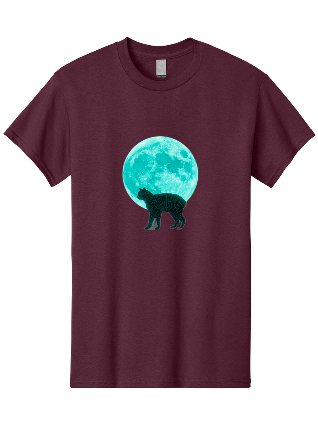 Cat-And-Moon-2 Men'S Graphic Tee, 100% Cotton, Comfortable Casual Summer Wear, Machine Washable, Vintage Camera, Old Camera, Antique Camera, Black Camera, Classic Photography, Photography Equipment, Nostalgic Device, Film Camera, Camera Art Bai624 3