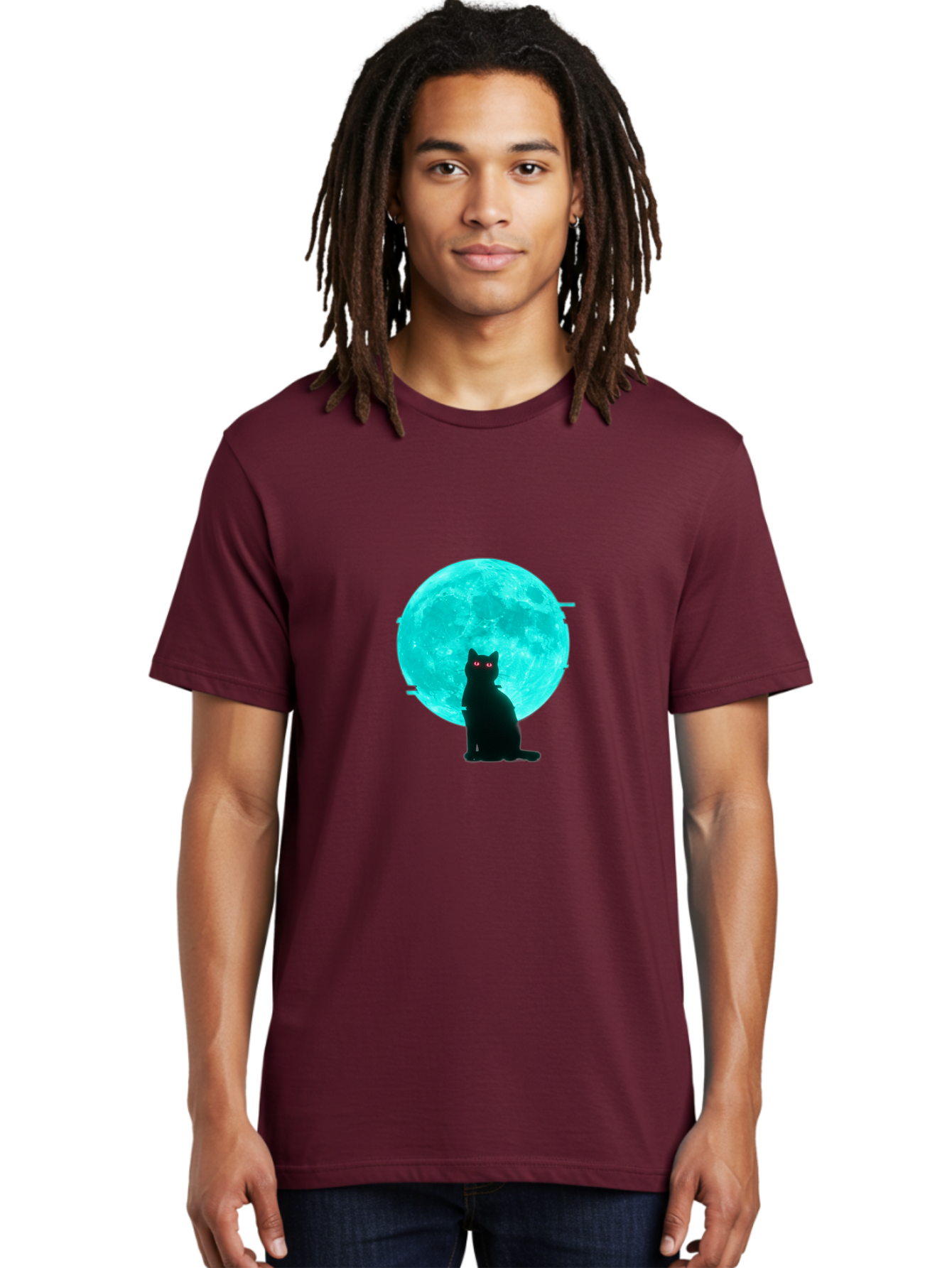 Cat-And-Moon-3 Men'S Graphic Tee, 100% Cotton, Comfortable Casual Summer Wear, Machine Washable, Vintage Camera, Old Camera, Antique Camera, Black Camera, Classic Photography, Photography Equipment, Nostalgic Device, Film Camera, Camera Art Bai625 19