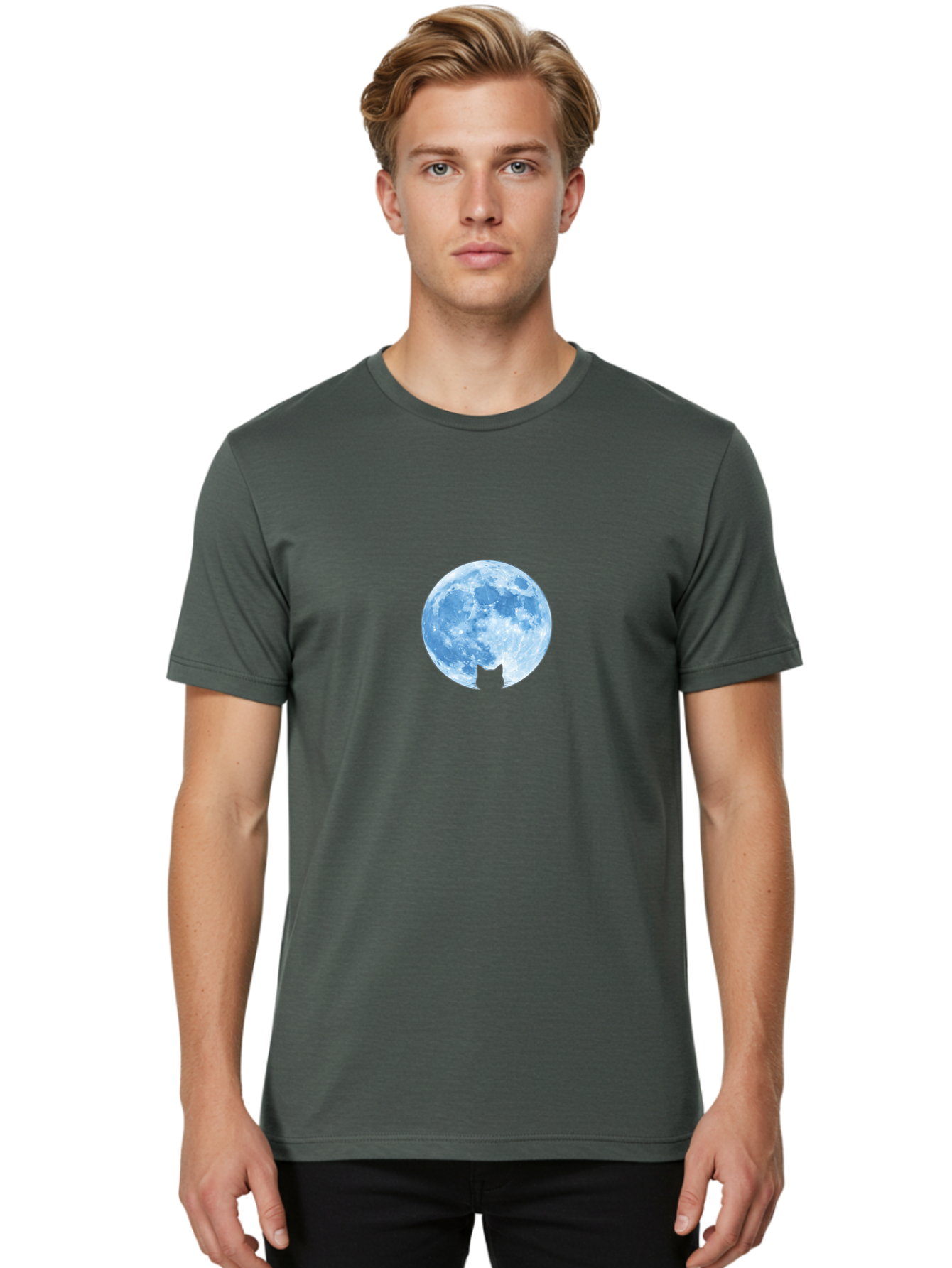 Cat-And-Moon Men'S Graphic Tee, 100% Cotton, Comfortable Casual Summer Wear, Machine Washable, Vintage Camera, Old Camera, Antique Camera, Black Camera, Classic Photography, Photography Equipment, Nostalgic Device, Film Camera, Camera Art Bai626 23