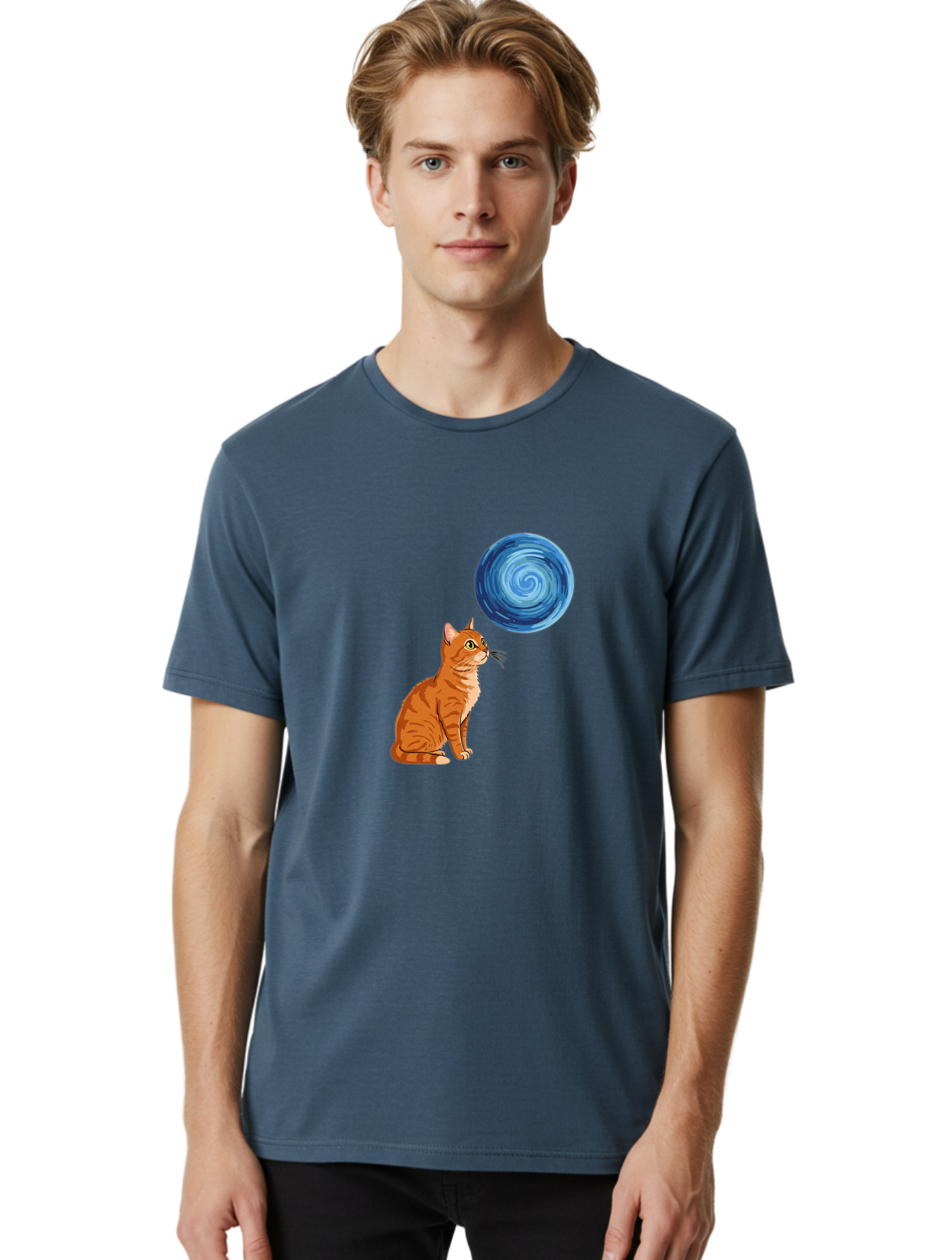 Cat-And-Swirl Men'S Graphic Tee, 100% Cotton, Comfortable Casual Summer Wear, Machine Washable, Vintage Camera, Old Camera, Antique Camera, Black Camera, Classic Photography, Photography Equipment, Nostalgic Device, Film Camera, Camera Art Bai627 20
