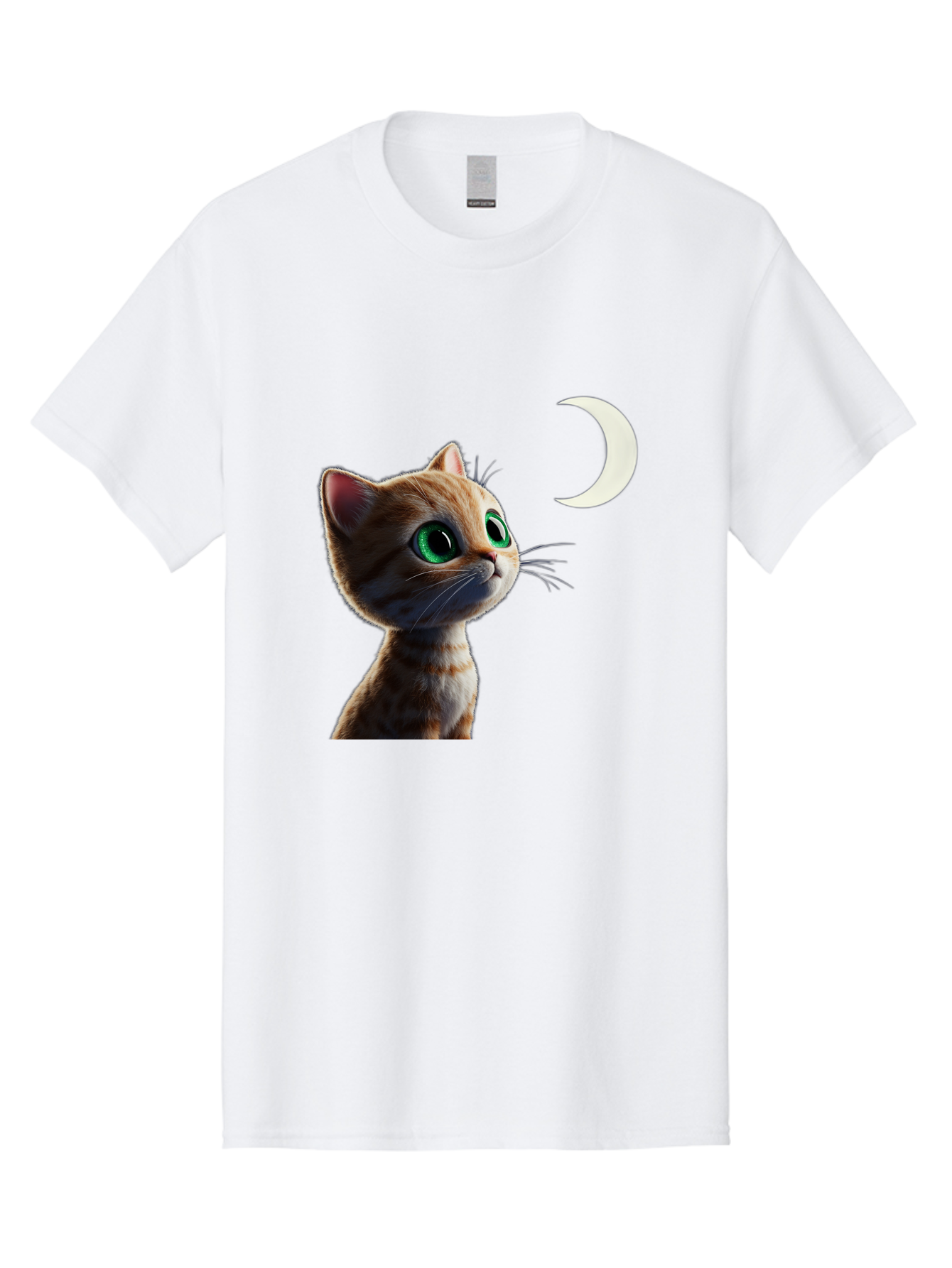 Cat-Gazing-At-Crescent-Moon Men'S Graphic Tee, 100% Cotton, Comfortable Casual Summer Wear, Machine Washable, Vintage Camera, Old Camera, Antique Camera, Black Camera, Classic Photography, Photography Equipment, Nostalgic Device, Film Camera, Bai628 1