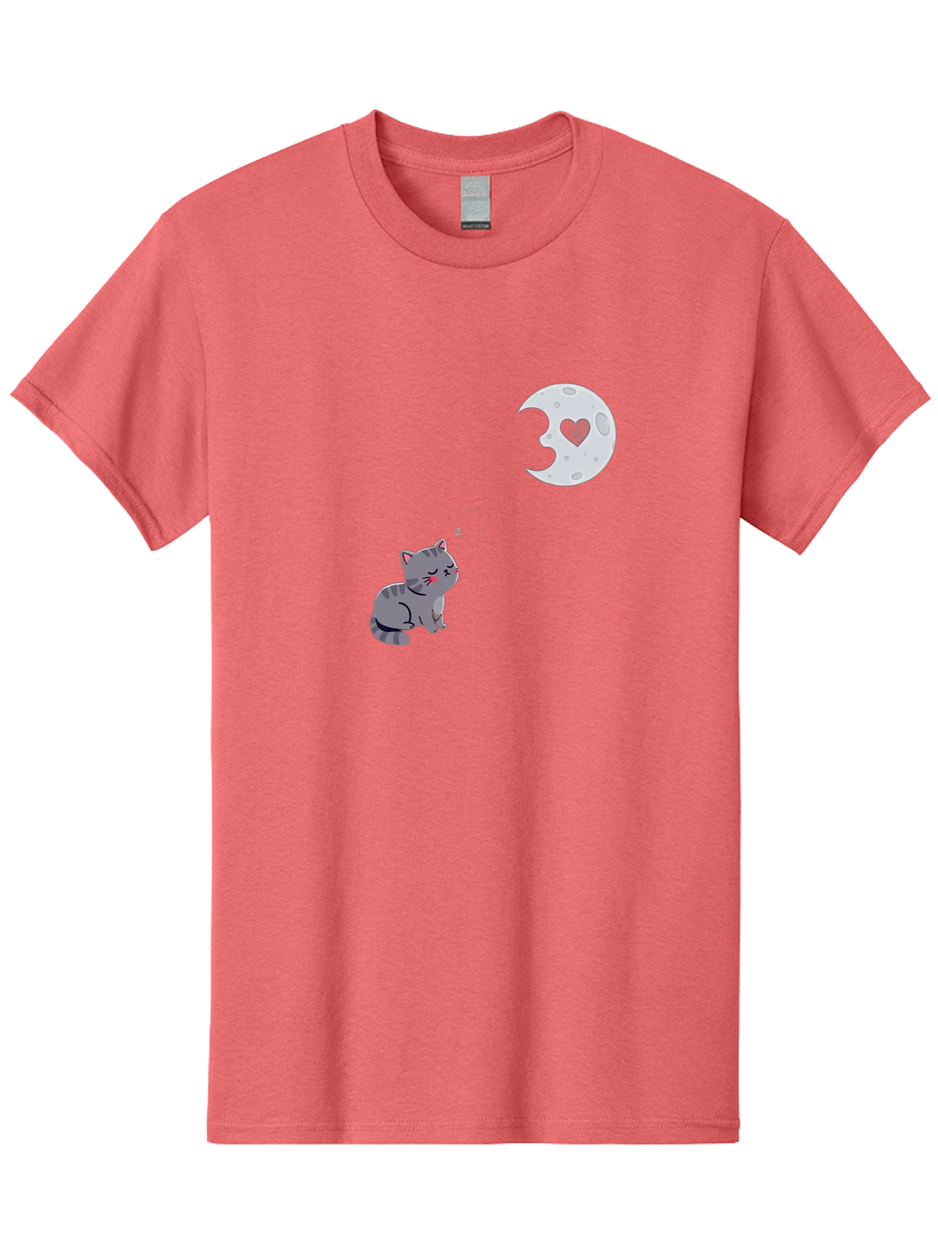 Cat-Gazing-At-Heart-Moon Men'S Graphic Tee, 100% Cotton, Comfortable Casual Summer Wear, Machine Washable, Vintage Camera, Old Camera, Antique Camera, Black Camera, Classic Photography, Photography Equipment, Nostalgic Device, Film Camera, Bai629 10