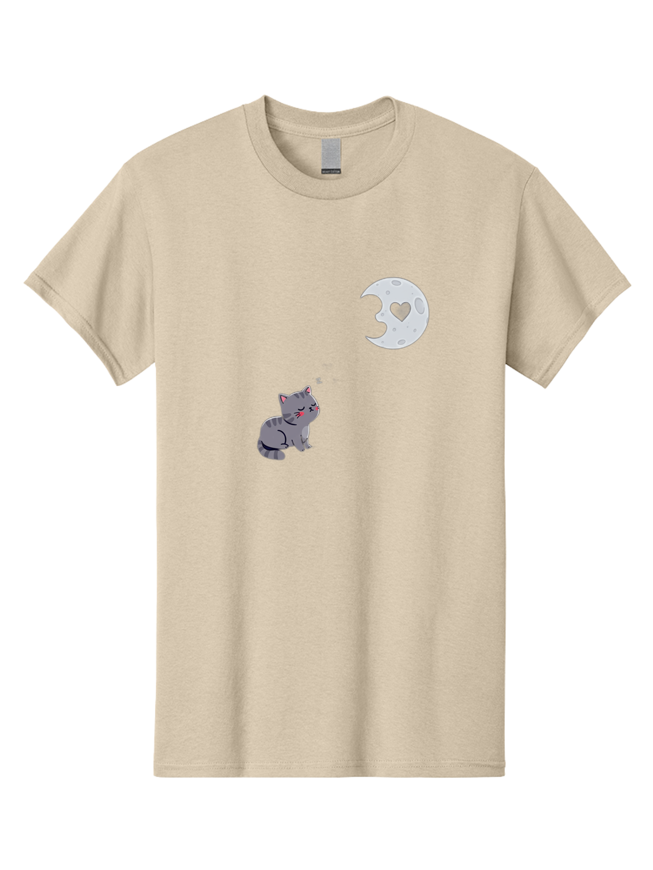 Cat-Gazing-At-Heart-Moon Men'S Graphic Tee, 100% Cotton, Comfortable Casual Summer Wear, Machine Washable, Vintage Camera, Old Camera, Antique Camera, Black Camera, Classic Photography, Photography Equipment, Nostalgic Device, Film Camera, Bai629 11