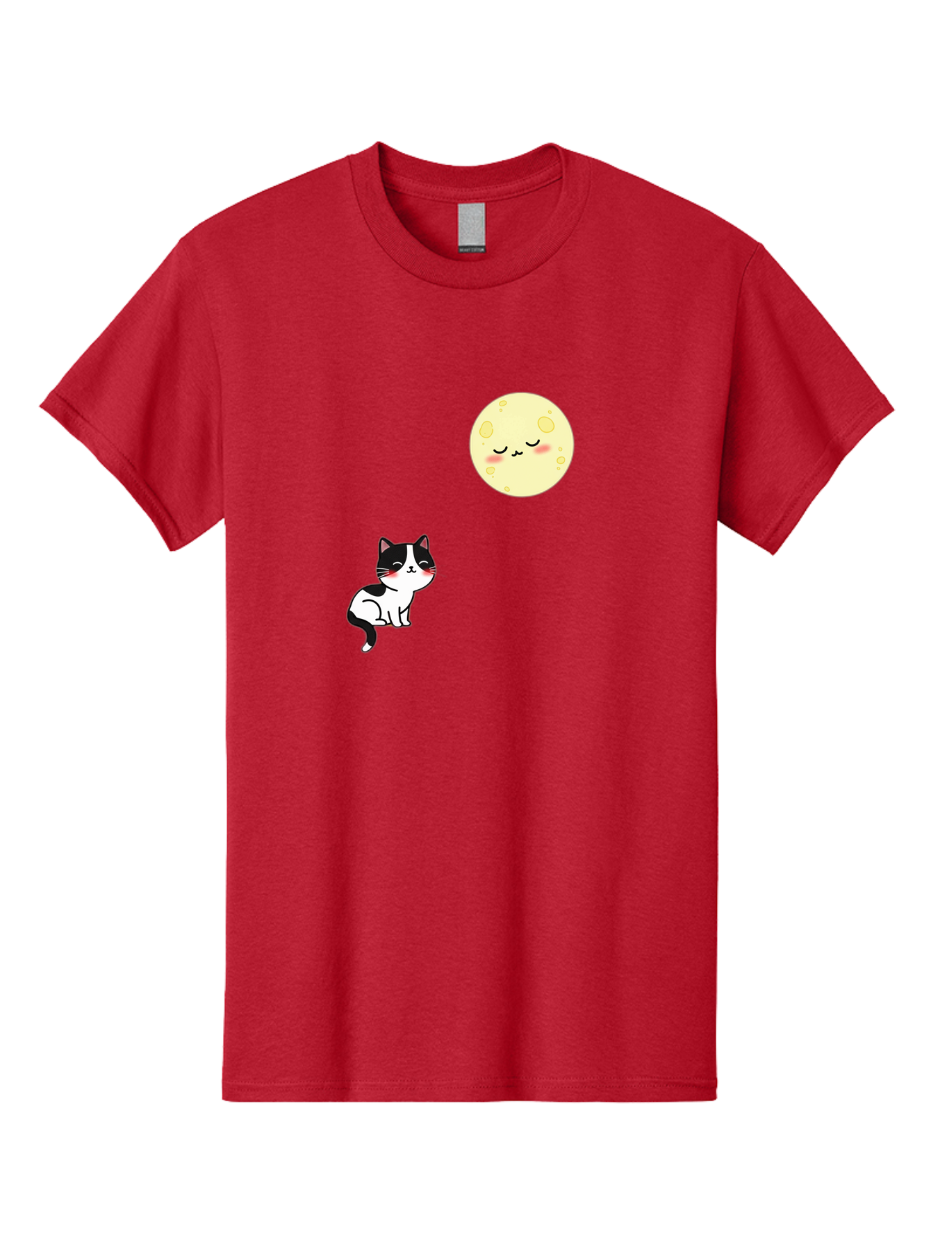 Cat-Gazing-At-Moon Men'S Graphic Tee, 100% Cotton, Comfortable Casual Summer Wear, Machine Washable, Vintage Camera, Old Camera, Antique Camera, Black Camera, Classic Photography, Photography Equipment, Nostalgic Device, Film Camera, Bai630 1