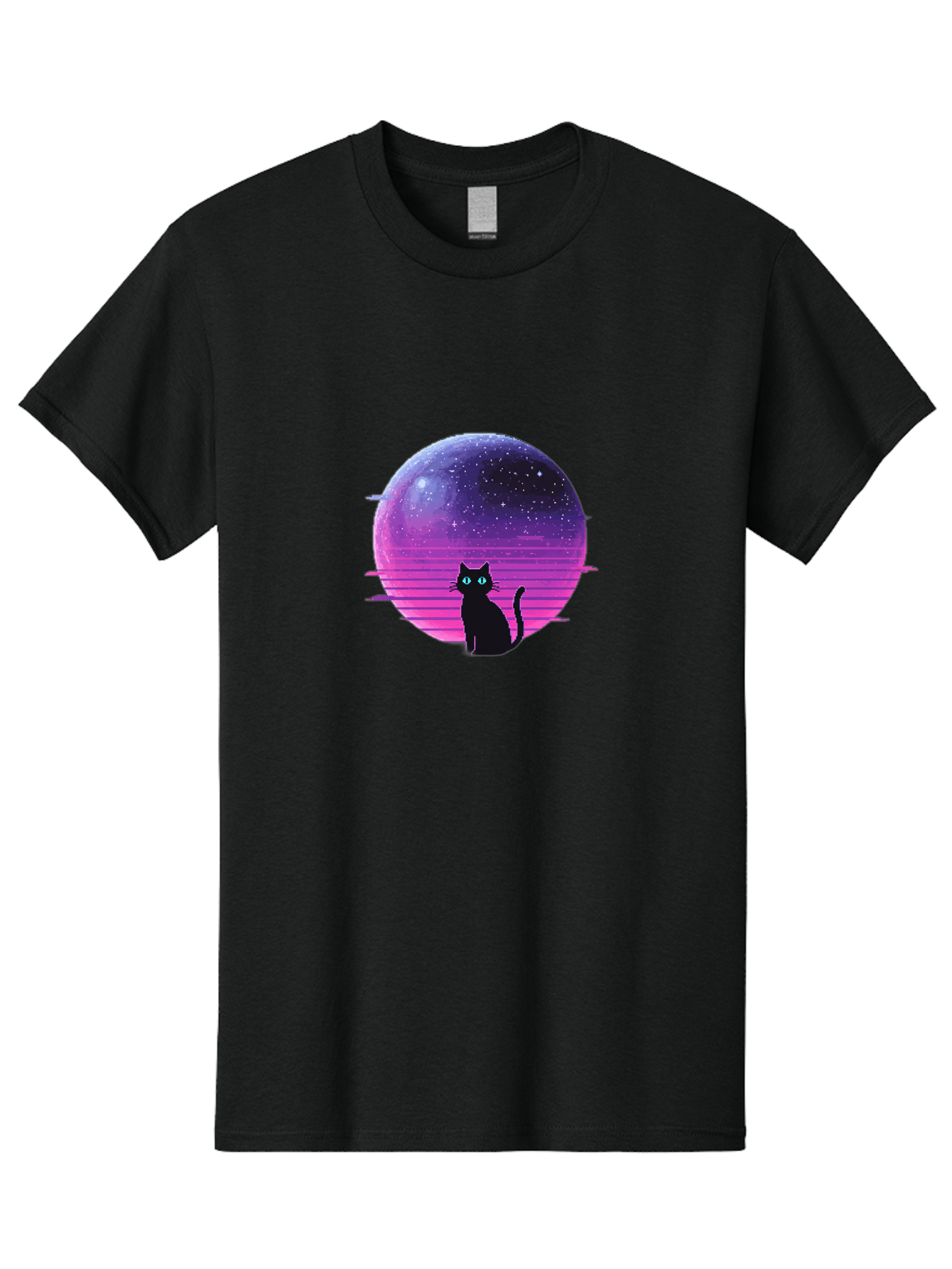 Cat-In-Retro-Sunset Men'S Graphic Tee, 100% Cotton, Comfortable Casual Summer Wear, Machine Washable, Vintage Camera, Old Camera, Antique Camera, Black Camera, Classic Photography, Photography Equipment, Nostalgic Device, Film Camera, Bai631 5