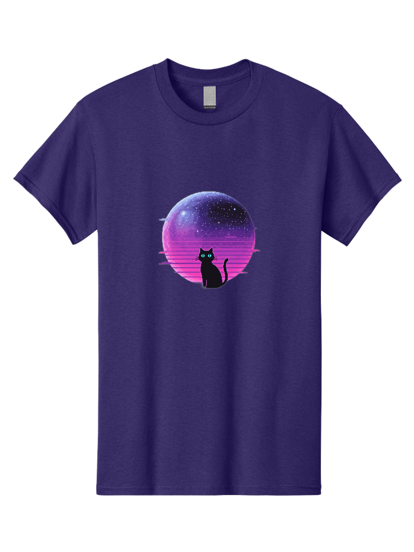 Cat-In-Retro-Sunset Men'S Graphic Tee, 100% Cotton, Comfortable Casual Summer Wear, Machine Washable, Vintage Camera, Old Camera, Antique Camera, Black Camera, Classic Photography, Photography Equipment, Nostalgic Device, Film Camera, Bai631 6