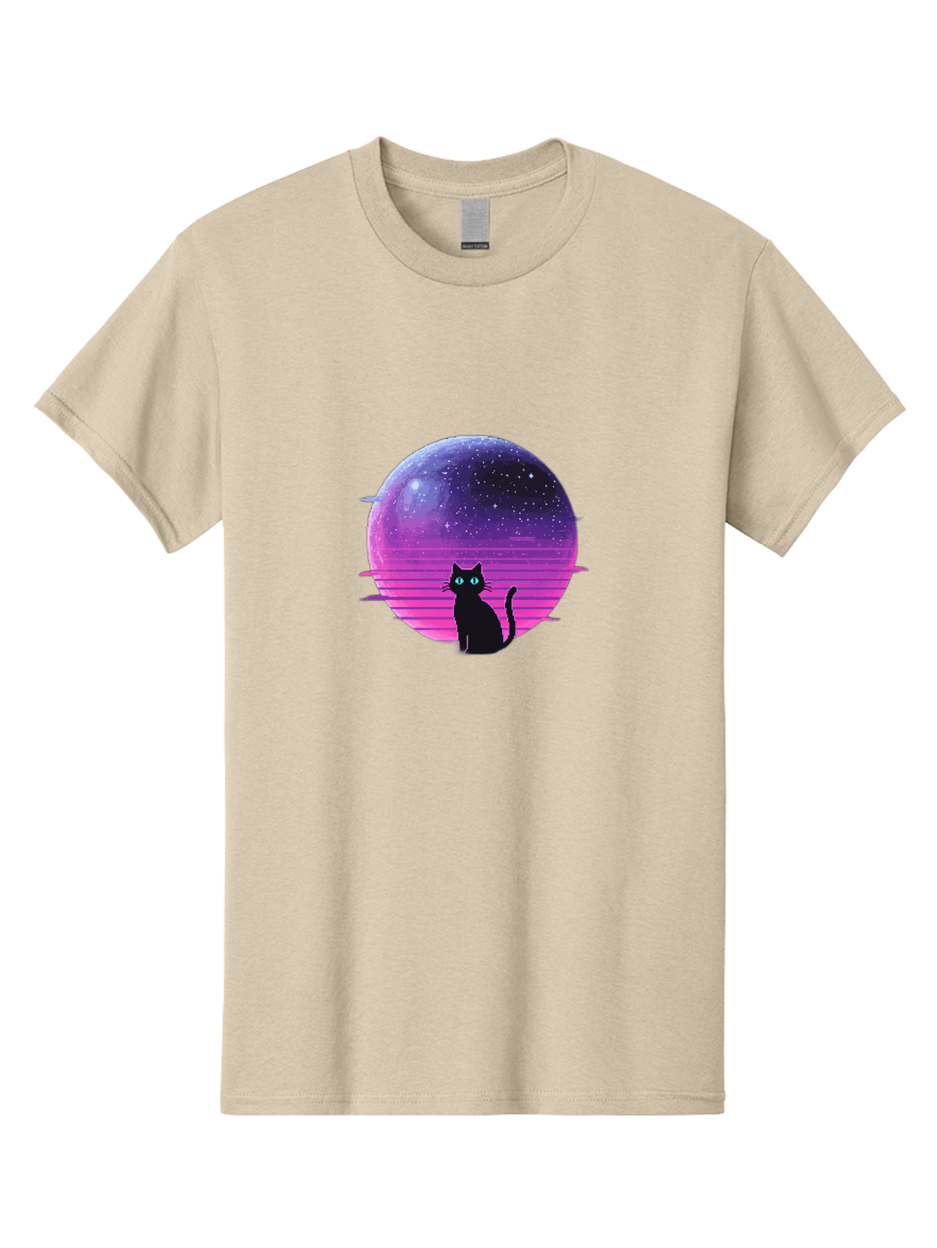 Cat-In-Retro-Sunset Men'S Graphic Tee, 100% Cotton, Comfortable Casual Summer Wear, Machine Washable, Vintage Camera, Old Camera, Antique Camera, Black Camera, Classic Photography, Photography Equipment, Nostalgic Device, Film Camera, Bai631 11