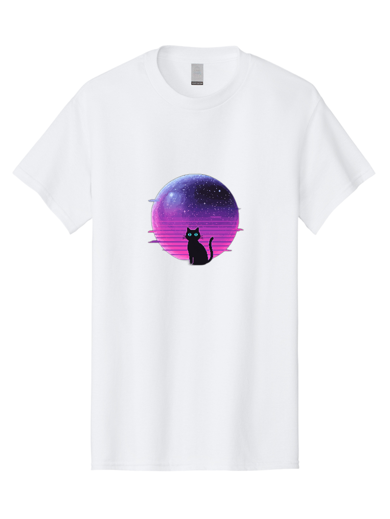 Cat-In-Retro-Sunset Men'S Graphic Tee, 100% Cotton, Comfortable Casual Summer Wear, Machine Washable, Vintage Camera, Old Camera, Antique Camera, Black Camera, Classic Photography, Photography Equipment, Nostalgic Device, Film Camera, Bai631 9