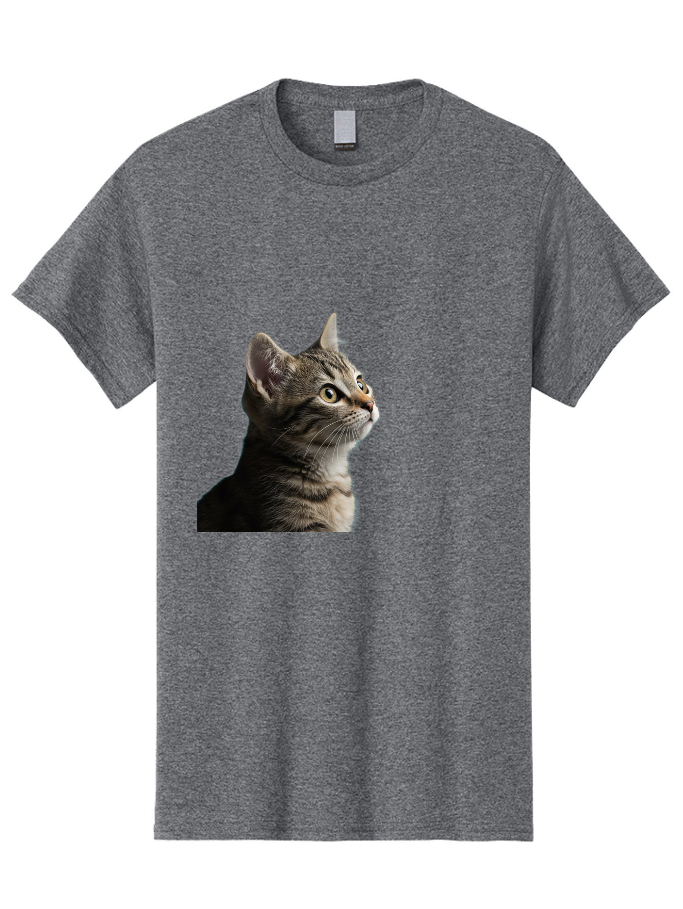 Cat-Looking-Up Men'S Graphic Tee, 100% Cotton, Comfortable Casual Summer Wear, Machine Washable, Vintage Camera, Old Camera, Antique Camera, Black Camera, Classic Photography, Photography Equipment, Nostalgic Device, Film Camera, Camera Art Bai633 15