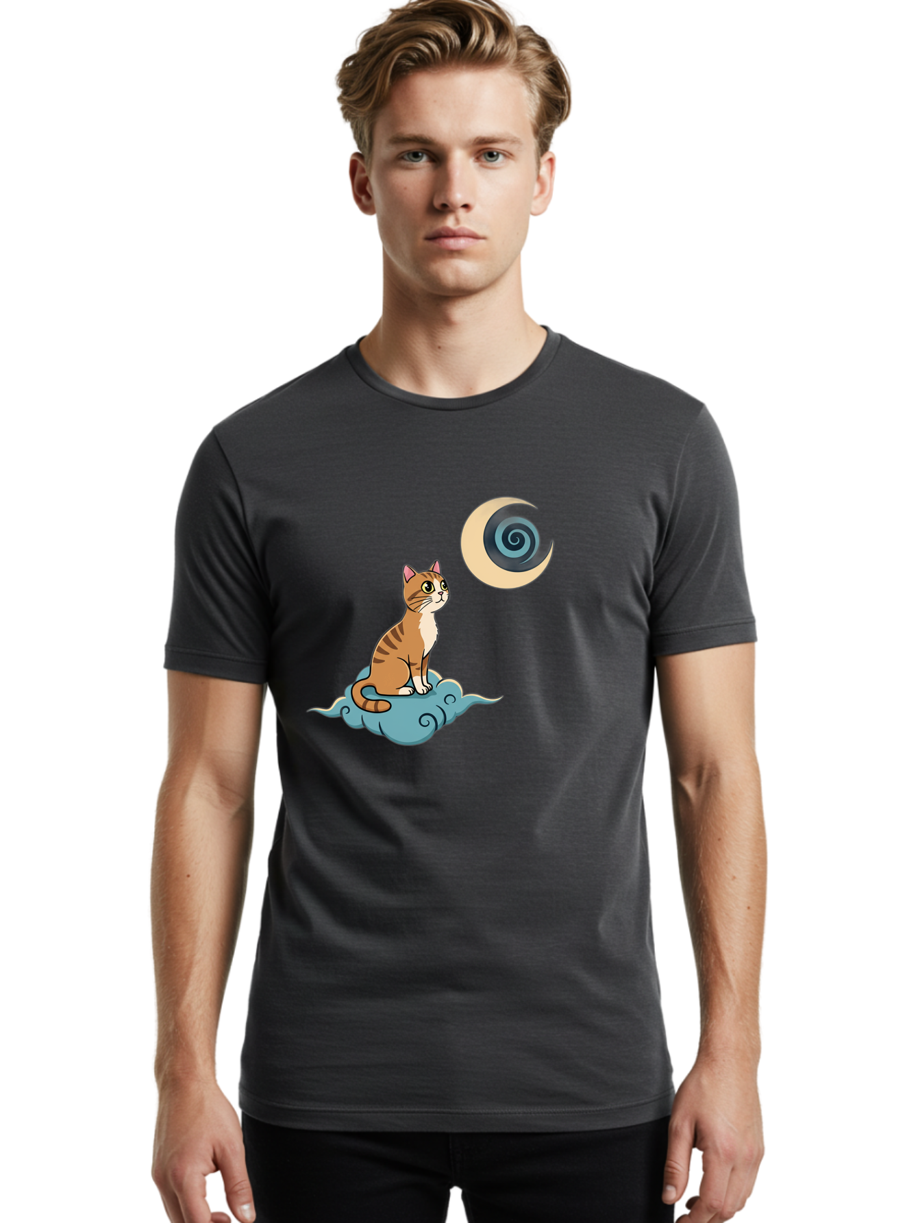 Cat-On-Cloud Men'S Graphic Tee, 100% Cotton, Comfortable Casual Summer Wear, Machine Washable, Vintage Camera, Old Camera, Antique Camera, Black Camera, Classic Photography, Photography Equipment, Nostalgic Device, Film Camera, Camera Art Bai636 20