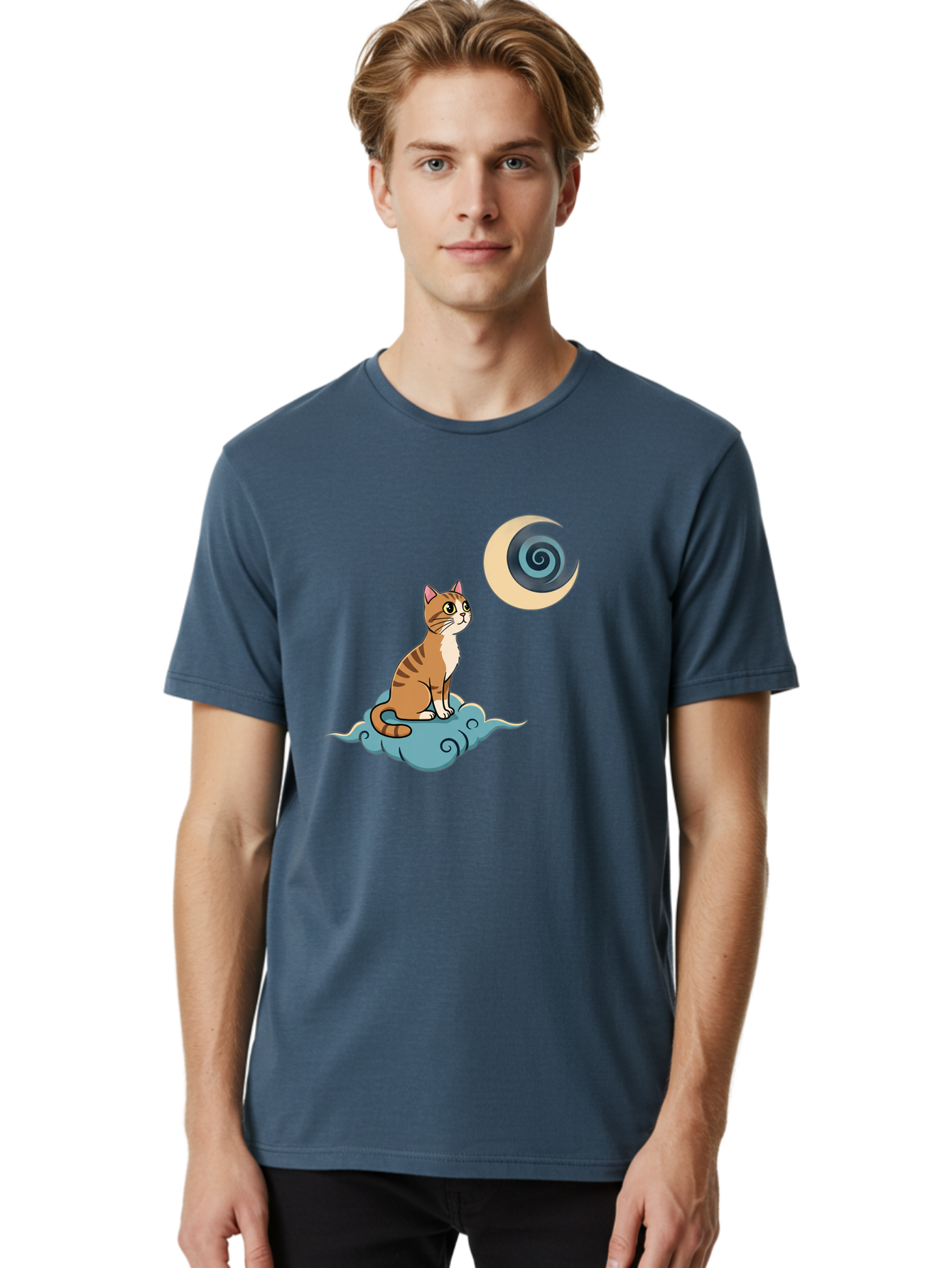 Cat-On-Cloud Men'S Graphic Tee, 100% Cotton, Comfortable Casual Summer Wear, Machine Washable, Vintage Camera, Old Camera, Antique Camera, Black Camera, Classic Photography, Photography Equipment, Nostalgic Device, Film Camera, Camera Art Bai636 24