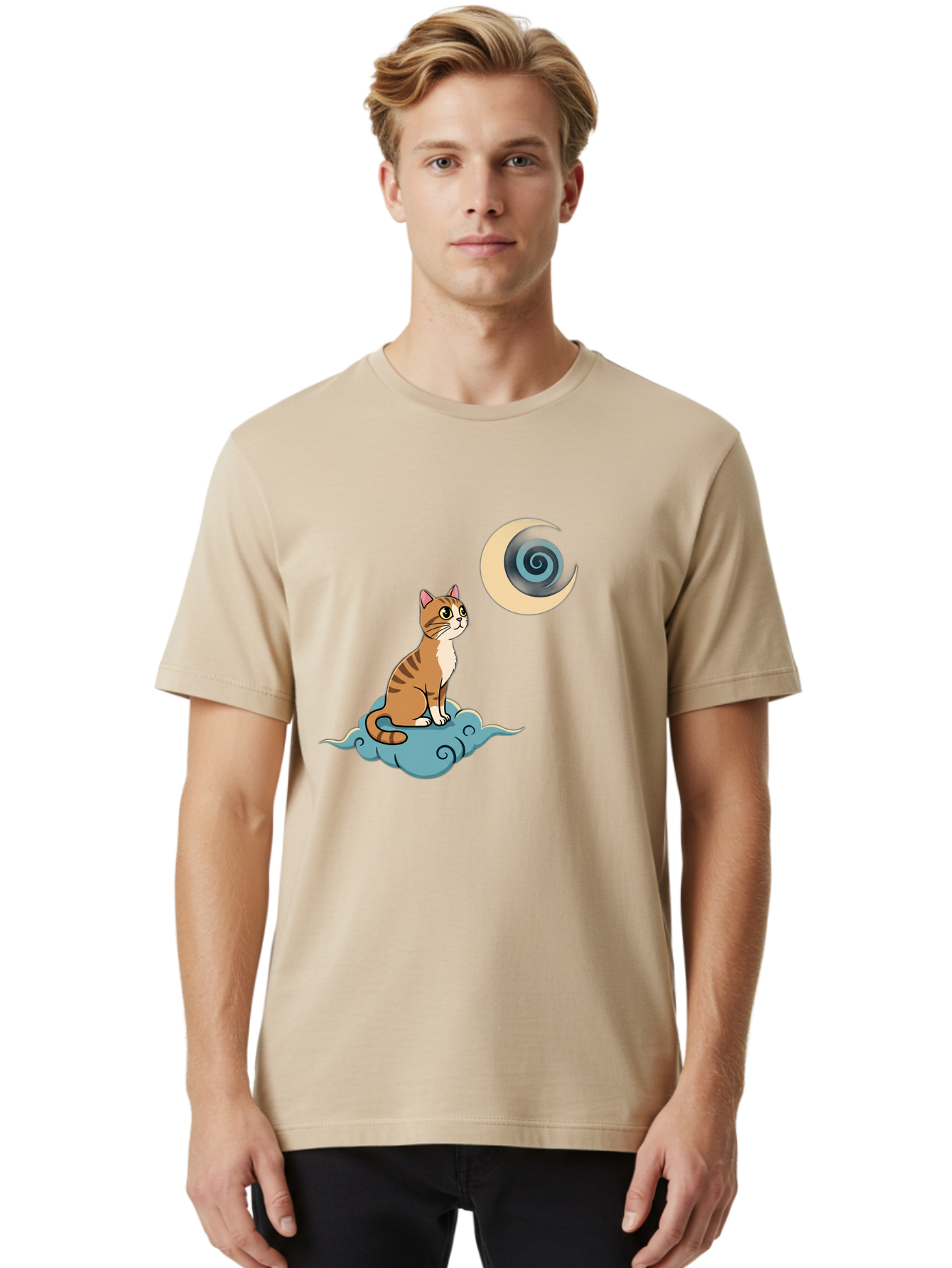 Cat-On-Cloud Men'S Graphic Tee, 100% Cotton, Comfortable Casual Summer Wear, Machine Washable, Vintage Camera, Old Camera, Antique Camera, Black Camera, Classic Photography, Photography Equipment, Nostalgic Device, Film Camera, Camera Art Bai636 21