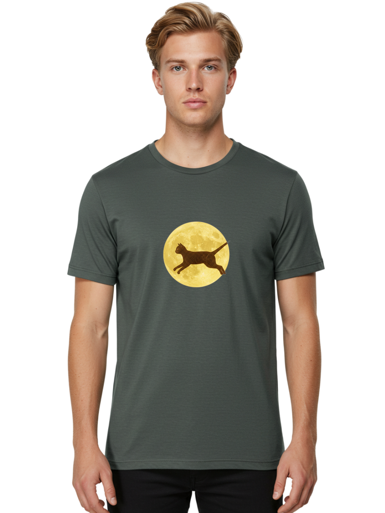 Cat-On-Moon Men'S Graphic Tee, 100% Cotton, Comfortable Casual Summer Wear, Machine Washable, Vintage Camera, Old Camera, Antique Camera, Black Camera, Classic Photography, Photography Equipment, Nostalgic Device, Film Camera, Camera Art Bai637 19