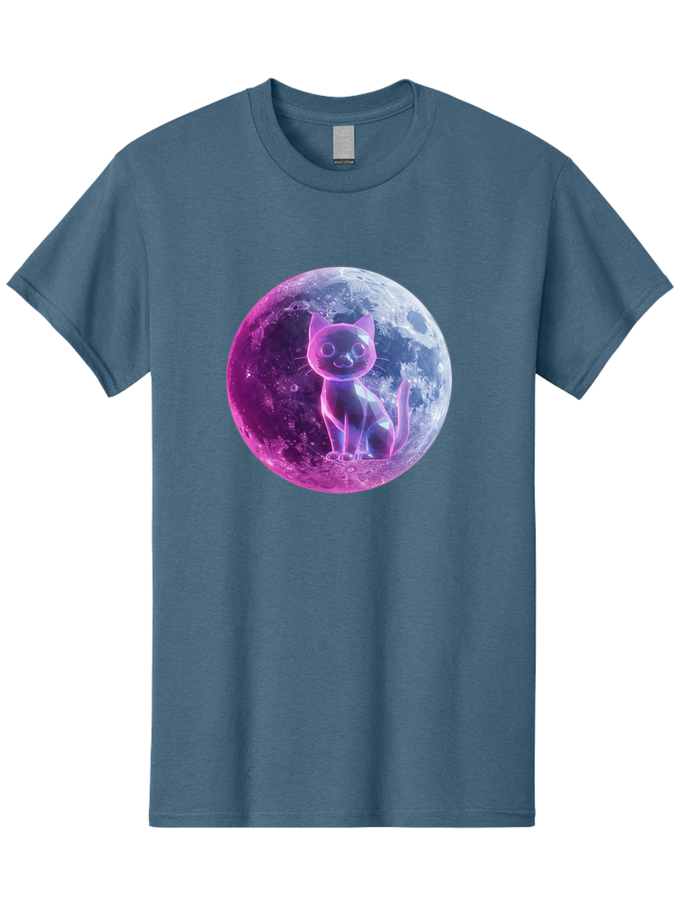 Cat-On-The-Moon-1 Men'S Graphic Tee, 100% Cotton, Comfortable Casual Summer Wear, Machine Washable, Vintage Camera, Old Camera, Antique Camera, Black Camera, Classic Photography, Photography Equipment, Nostalgic Device, Film Camera, Camera Art Bai638 3