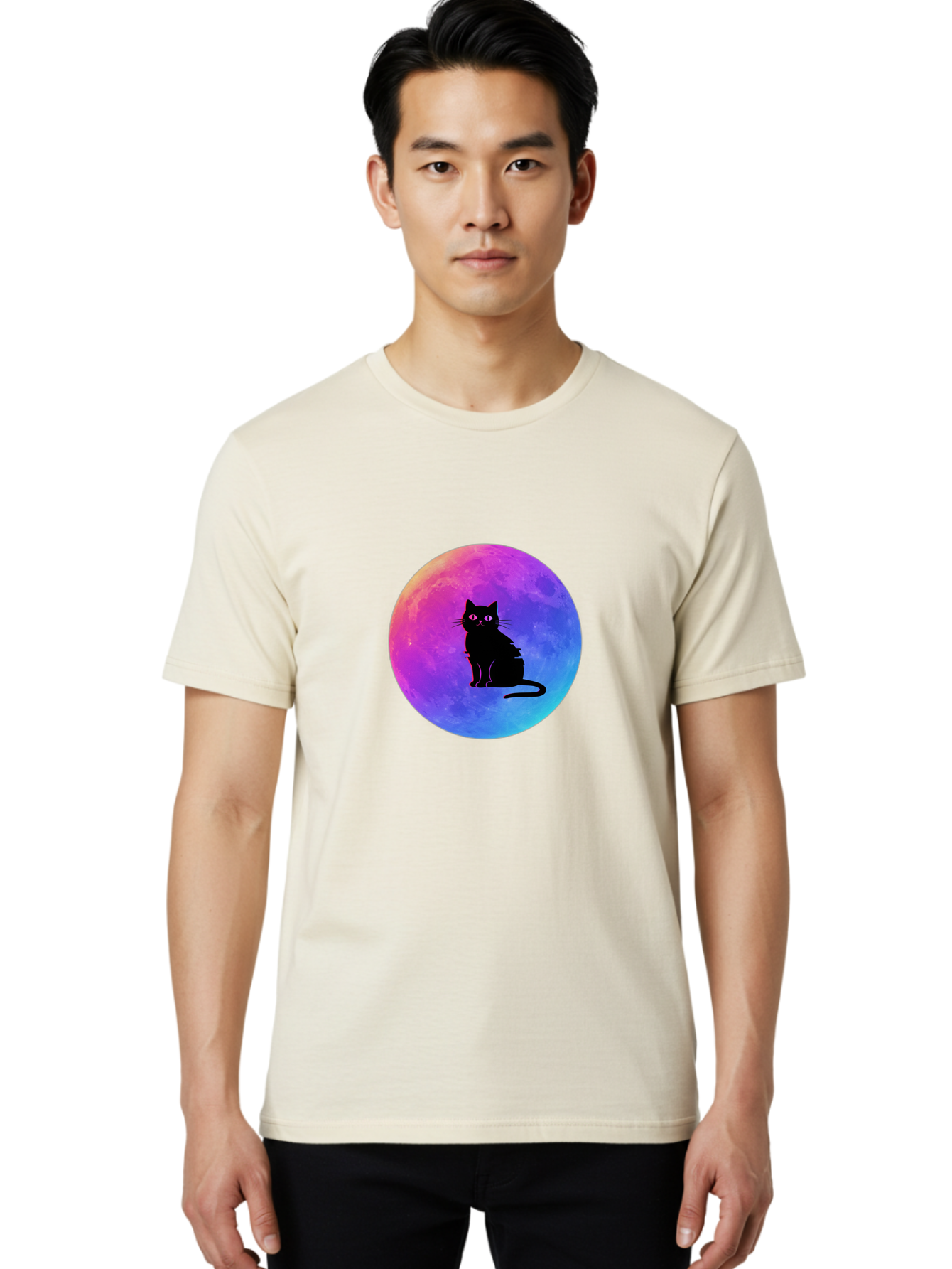 Cat-On-The-Moon Men'S Graphic Tee, 100% Cotton, Comfortable Casual Summer Wear, Machine Washable, Vintage Camera, Old Camera, Antique Camera, Black Camera, Classic Photography, Photography Equipment, Nostalgic Device, Film Camera, Camera Art Bai639 27