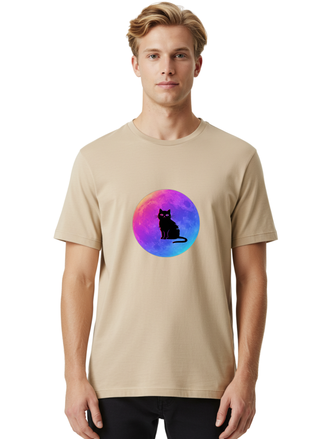 Cat-On-The-Moon Men'S Graphic Tee, 100% Cotton, Comfortable Casual Summer Wear, Machine Washable, Vintage Camera, Old Camera, Antique Camera, Black Camera, Classic Photography, Photography Equipment, Nostalgic Device, Film Camera, Camera Art Bai639 19