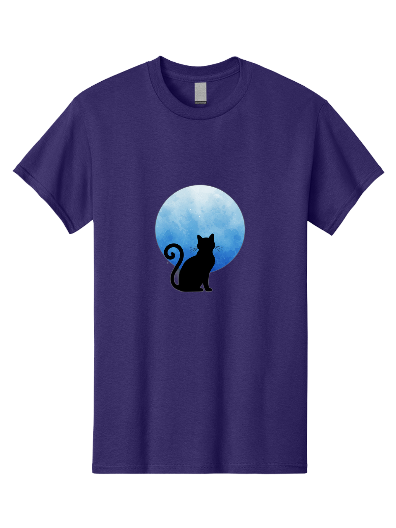 Cat-Silhouette-Moon-1 Men'S Graphic Tee, 100% Cotton, Comfortable Casual Summer Wear, Machine Washable, Vintage Camera, Old Camera, Antique Camera, Black Camera, Classic Photography, Photography Equipment, Nostalgic Device, Film Camera, Bai641 15