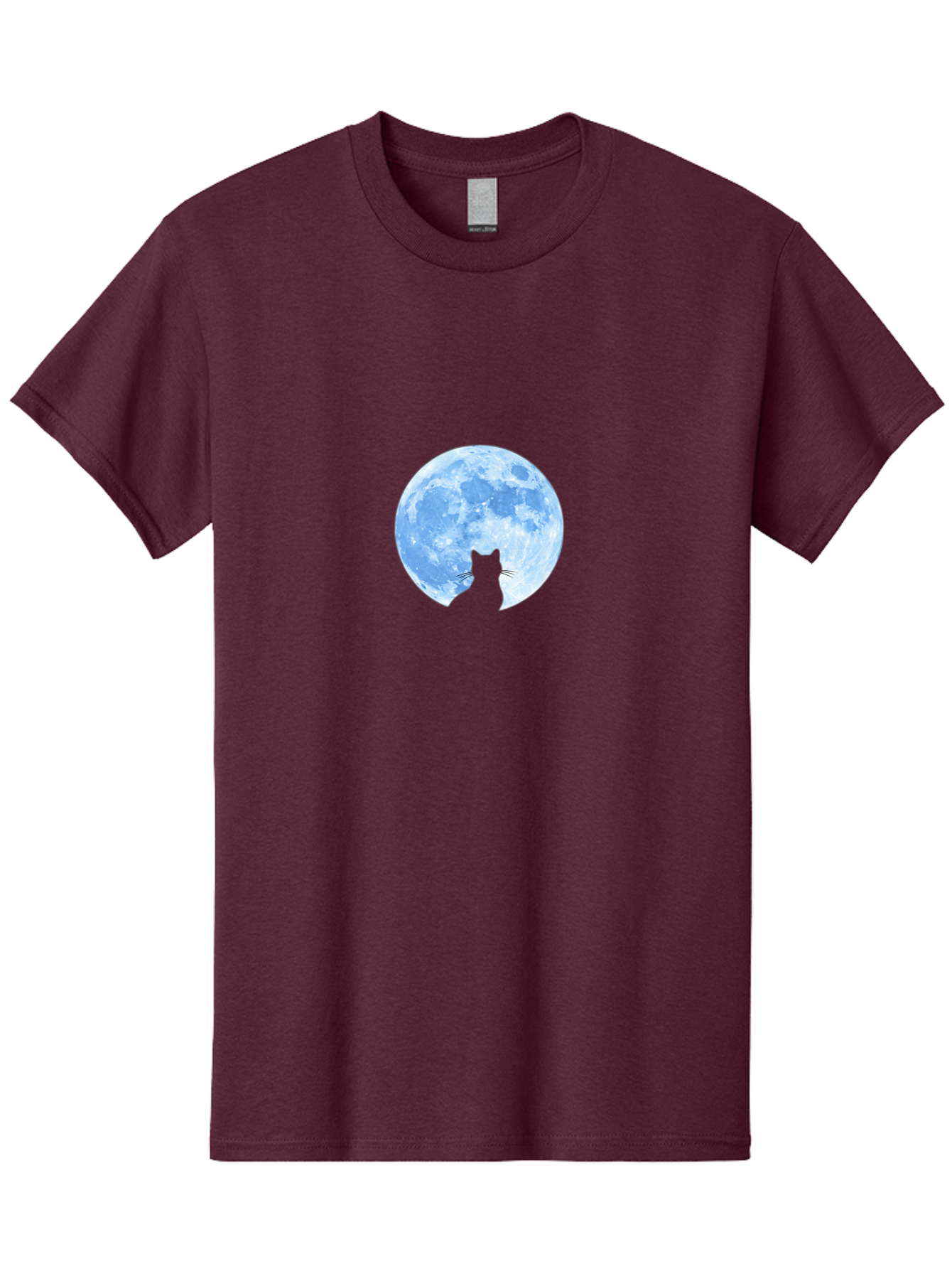 Cat-Silhouette-Moon-2 Men'S Graphic Tee, 100% Cotton, Comfortable Casual Summer Wear, Machine Washable, Vintage Camera, Old Camera, Antique Camera, Black Camera, Classic Photography, Photography Equipment, Nostalgic Device, Film Camera, Bai642 7
