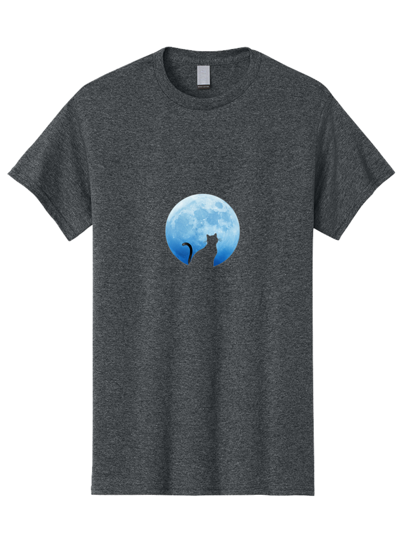 Cat-Silhouette-Moon Men'S Graphic Tee, 100% Cotton, Comfortable Casual Summer Wear, Machine Washable, Vintage Camera, Old Camera, Antique Camera, Black Camera, Classic Photography, Photography Equipment, Nostalgic Device, Film Camera, Bai643 7