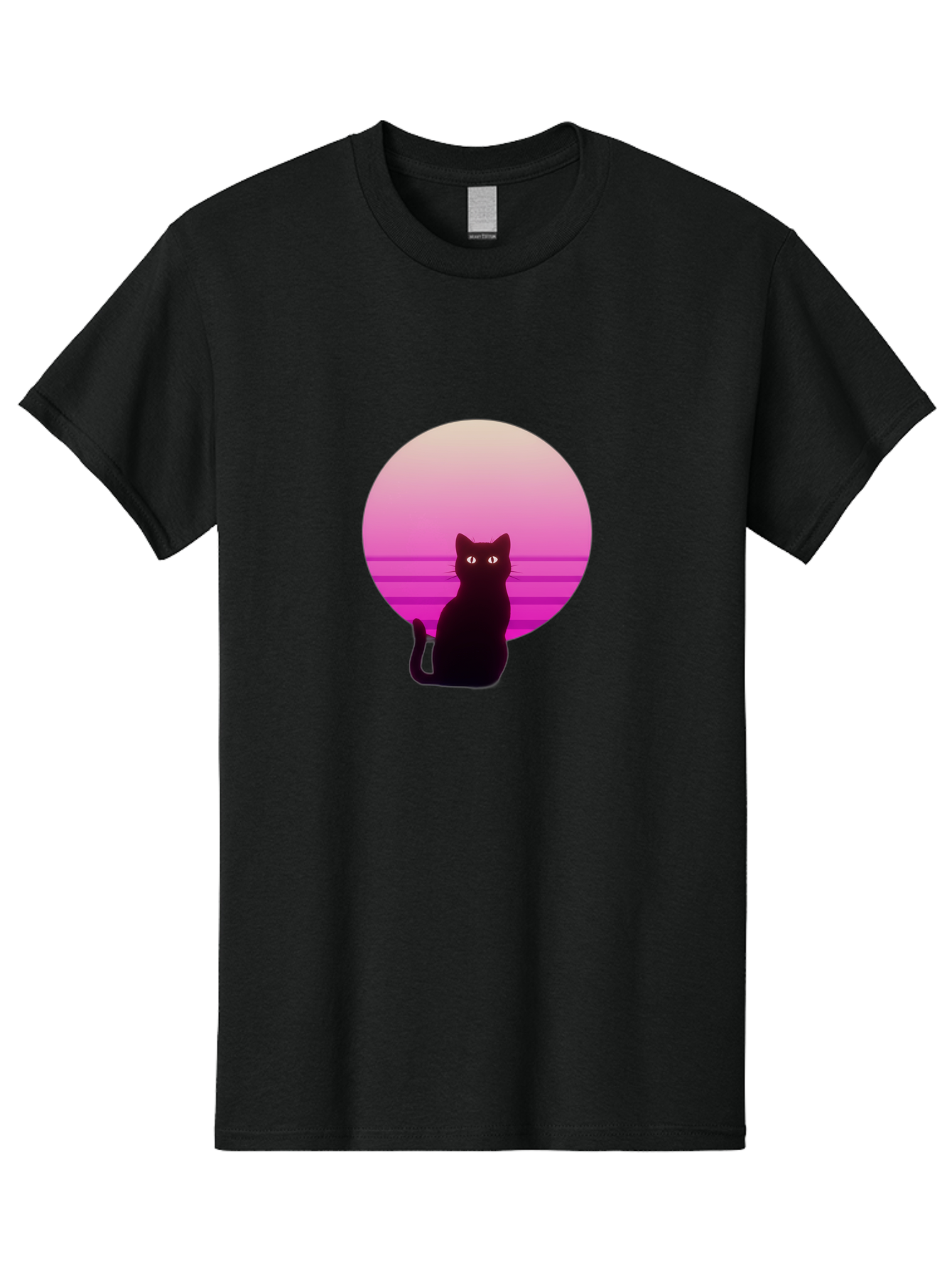 Cat-Silhouette Men'S Graphic Tee, 100% Cotton, Comfortable Casual Summer Wear, Machine Washable, Vintage Camera, Old Camera, Antique Camera, Black Camera, Classic Photography, Photography Equipment, Nostalgic Device, Film Camera, Camera Art Bai645 7