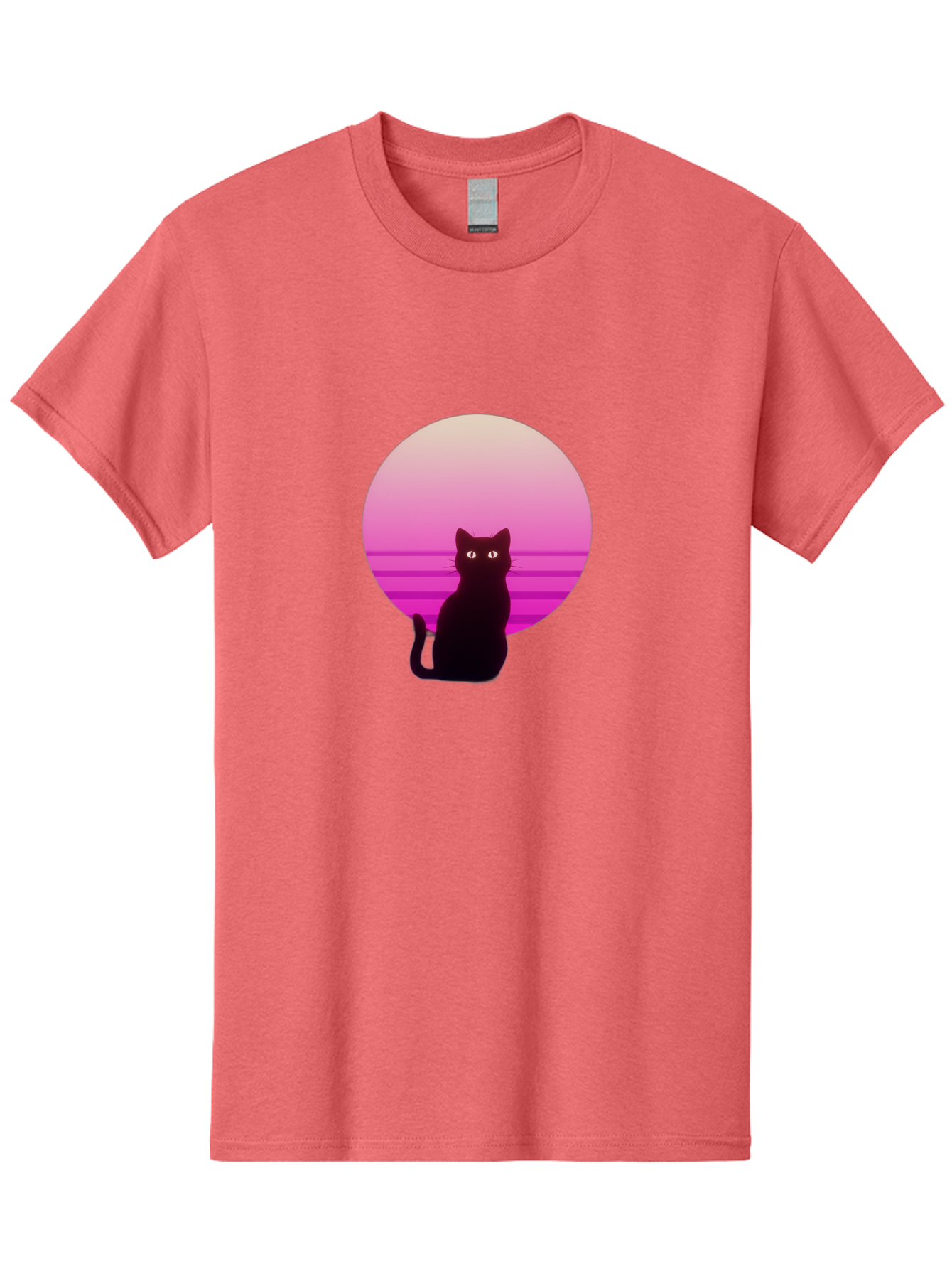 Cat-Silhouette Men'S Graphic Tee, 100% Cotton, Comfortable Casual Summer Wear, Machine Washable, Vintage Camera, Old Camera, Antique Camera, Black Camera, Classic Photography, Photography Equipment, Nostalgic Device, Film Camera, Camera Art Bai645 3