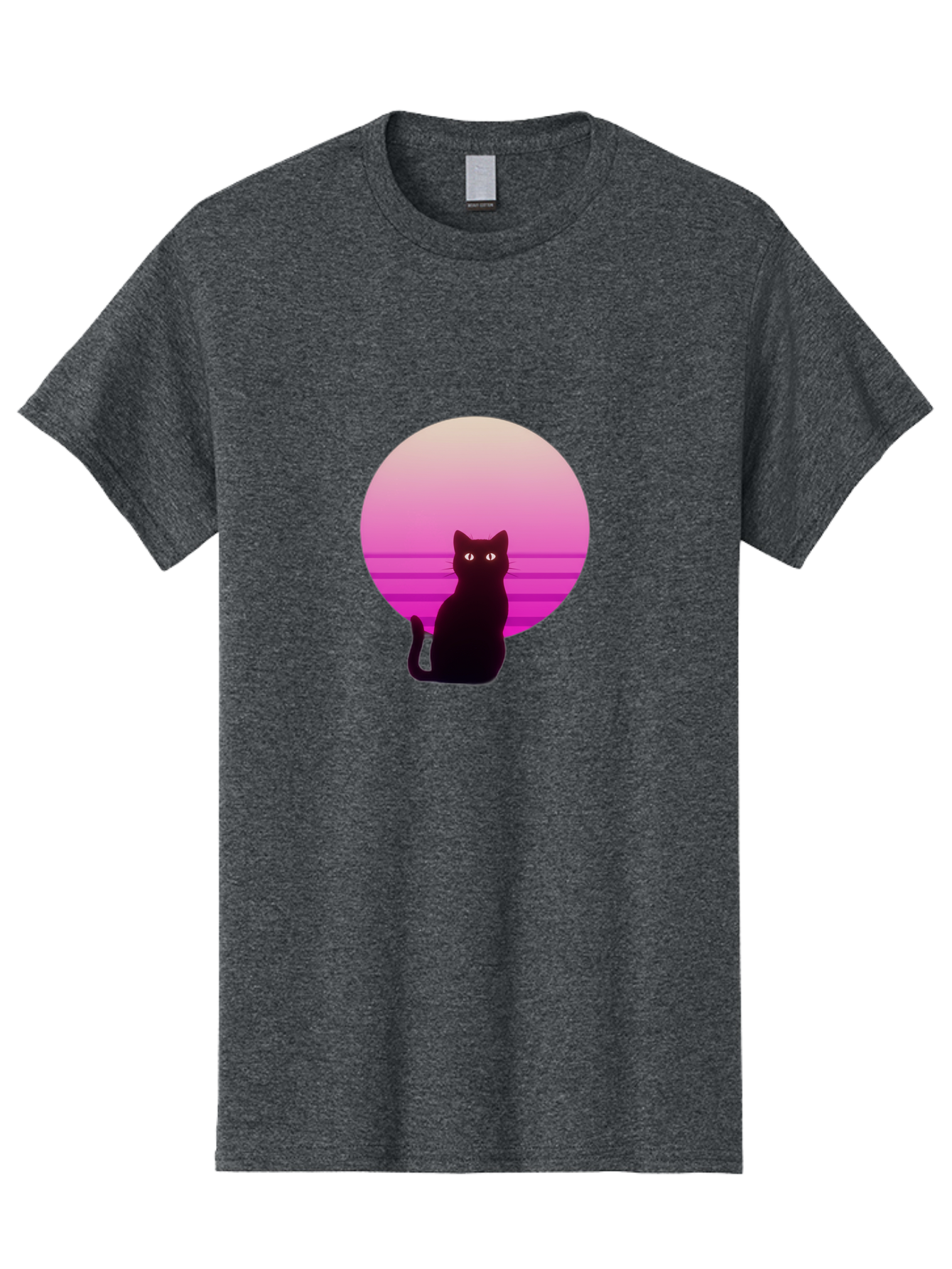 Cat-Silhouette Men'S Graphic Tee, 100% Cotton, Comfortable Casual Summer Wear, Machine Washable, Vintage Camera, Old Camera, Antique Camera, Black Camera, Classic Photography, Photography Equipment, Nostalgic Device, Film Camera, Camera Art Bai645 8