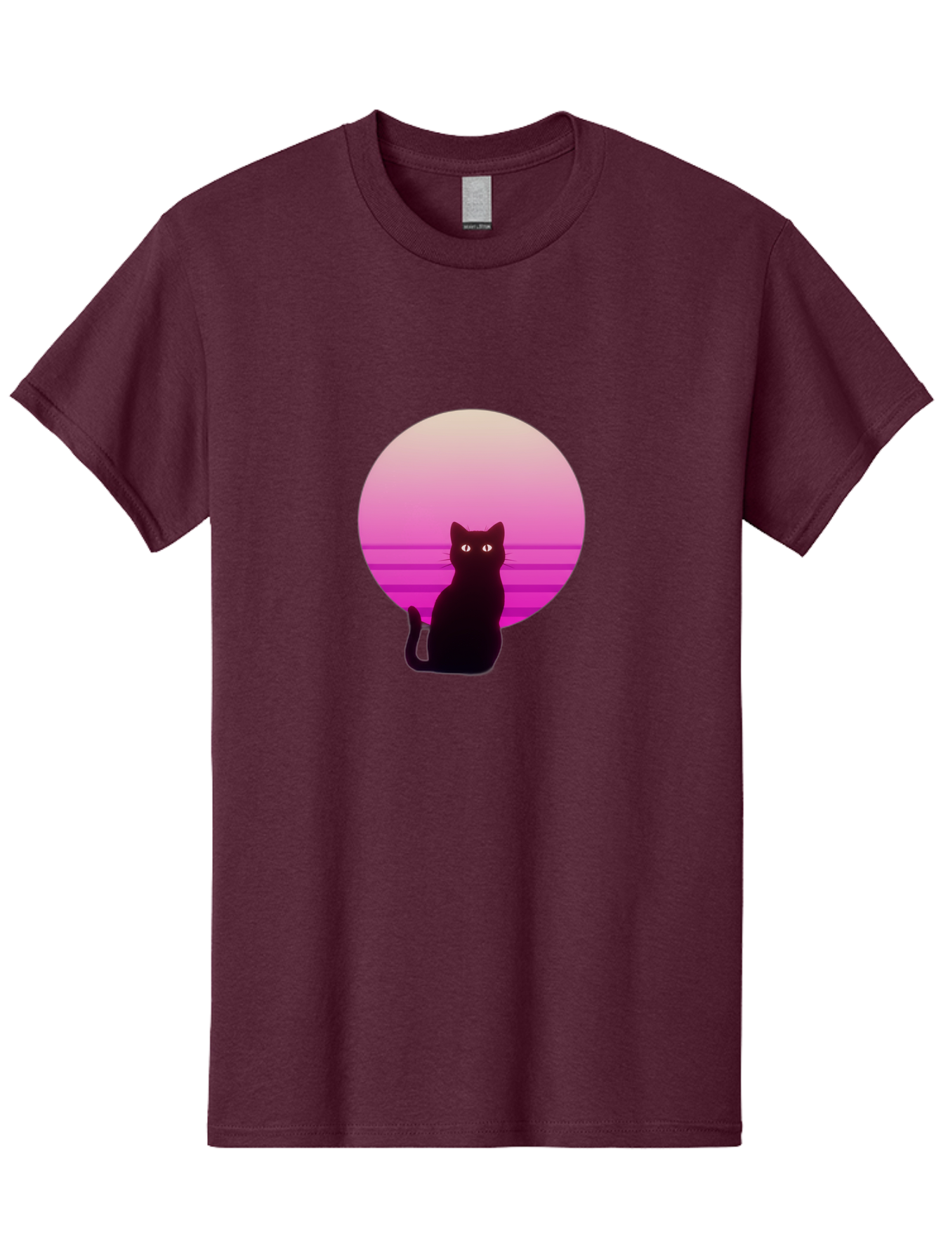 Cat-Silhouette Men'S Graphic Tee, 100% Cotton, Comfortable Casual Summer Wear, Machine Washable, Vintage Camera, Old Camera, Antique Camera, Black Camera, Classic Photography, Photography Equipment, Nostalgic Device, Film Camera, Camera Art Bai645 6