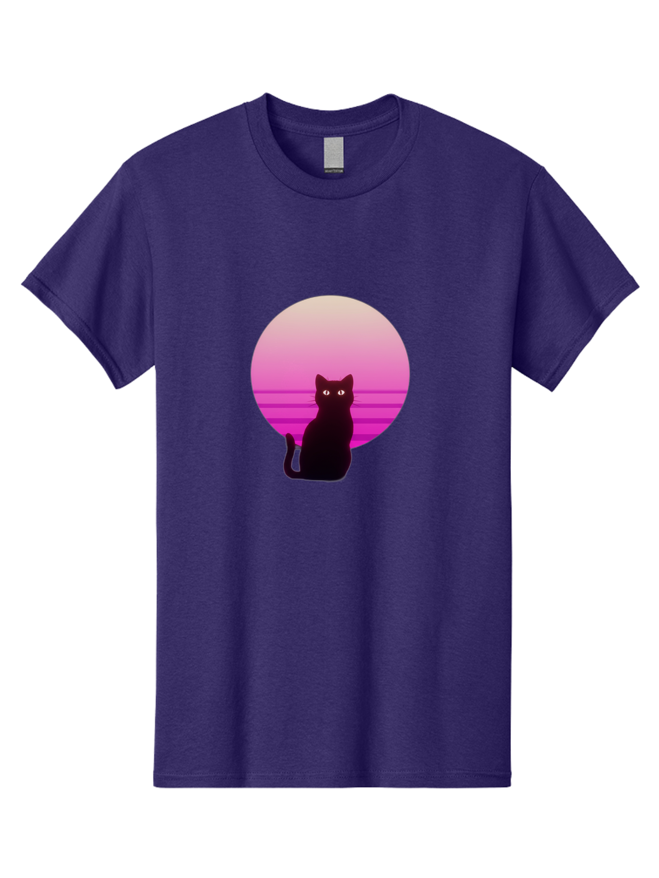 Cat-Silhouette Men'S Graphic Tee, 100% Cotton, Comfortable Casual Summer Wear, Machine Washable, Vintage Camera, Old Camera, Antique Camera, Black Camera, Classic Photography, Photography Equipment, Nostalgic Device, Film Camera, Camera Art Bai645 5