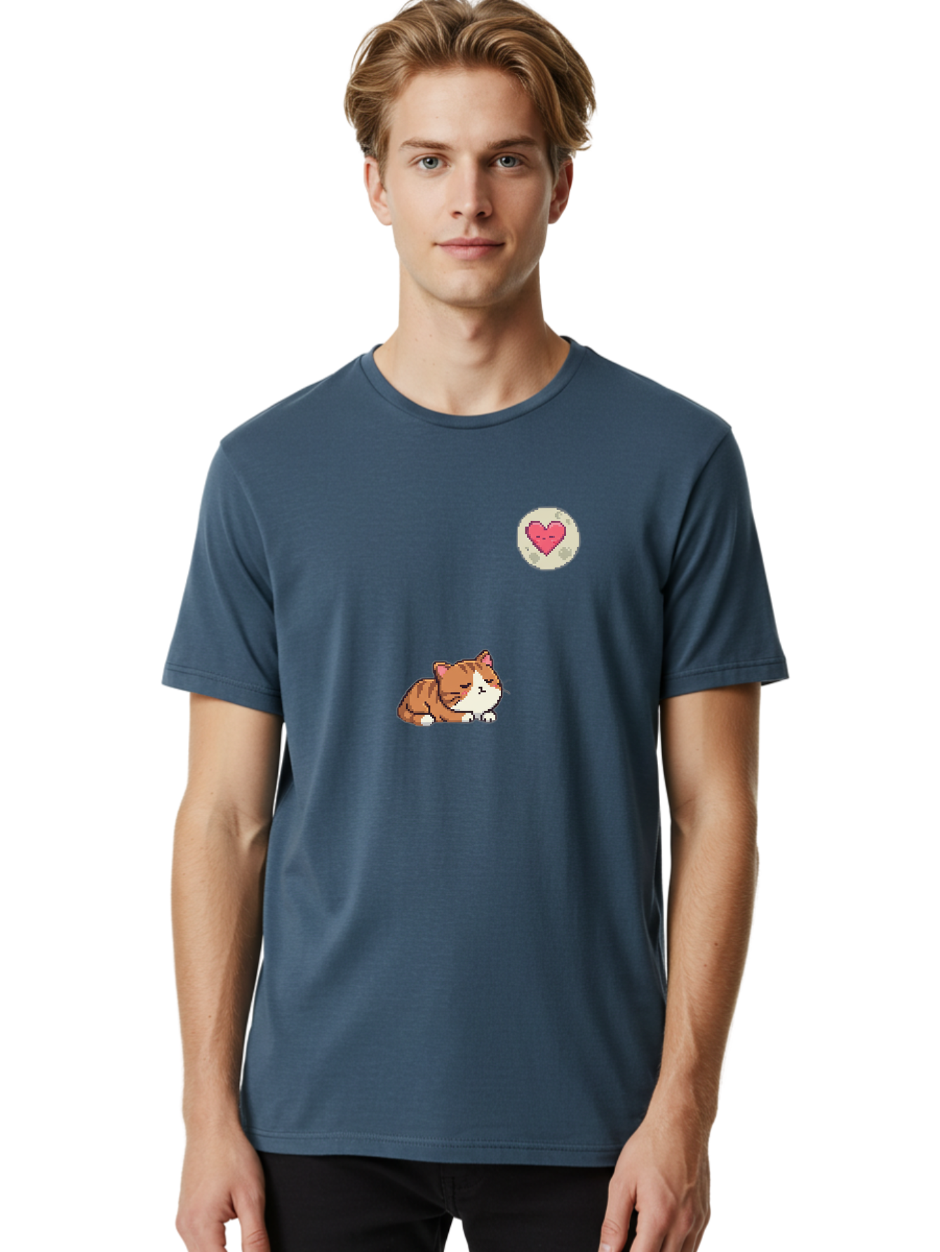 Cat-With-Heart Men'S Graphic Tee, 100% Cotton, Comfortable Casual Summer Wear, Machine Washable, Vintage Camera, Old Camera, Antique Camera, Black Camera, Classic Photography, Photography Equipment, Nostalgic Device, Film Camera, Camera Art Bai648 25