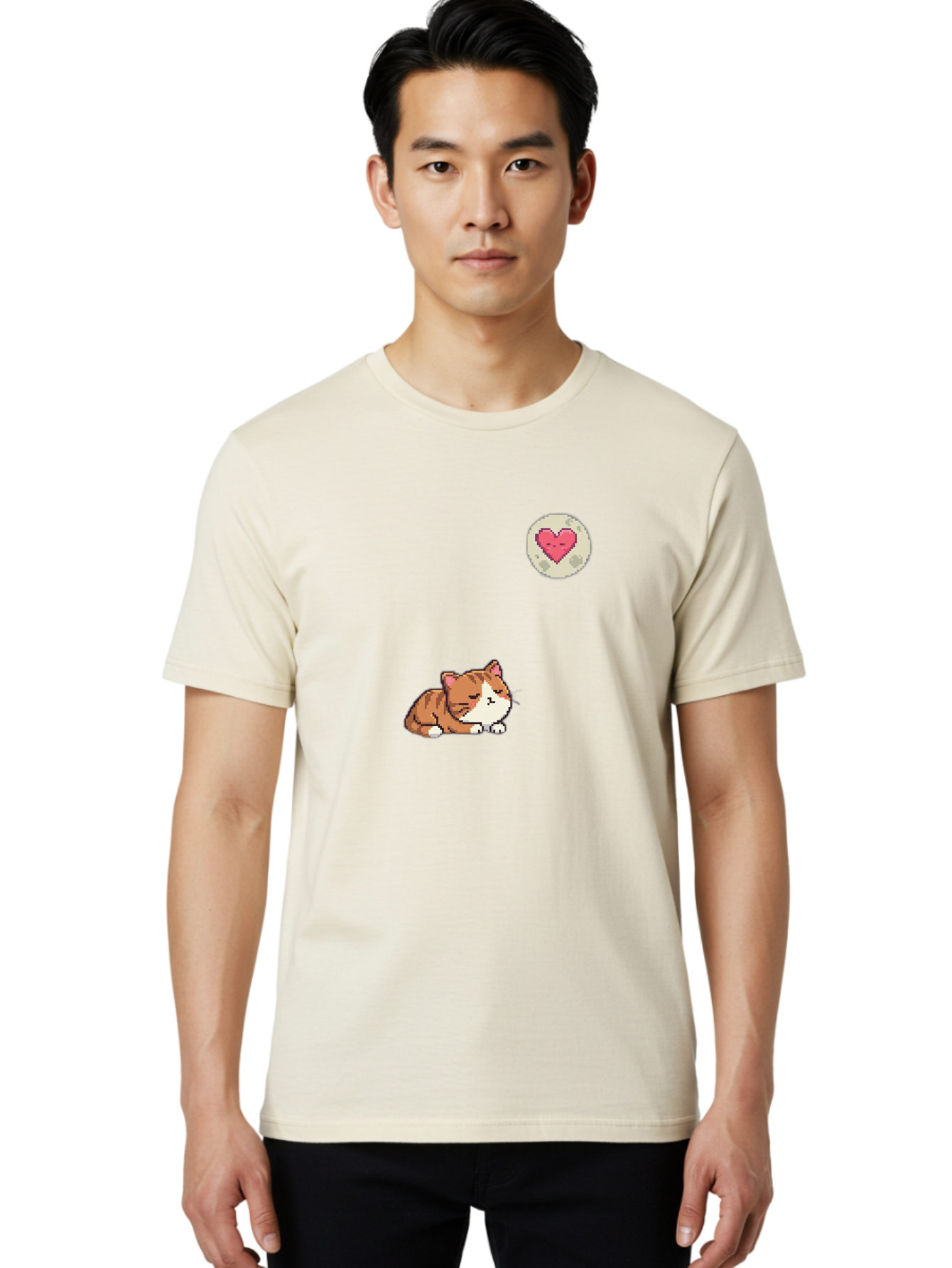 Cat-With-Heart Men'S Graphic Tee, 100% Cotton, Comfortable Casual Summer Wear, Machine Washable, Vintage Camera, Old Camera, Antique Camera, Black Camera, Classic Photography, Photography Equipment, Nostalgic Device, Film Camera, Camera Art Bai648 26