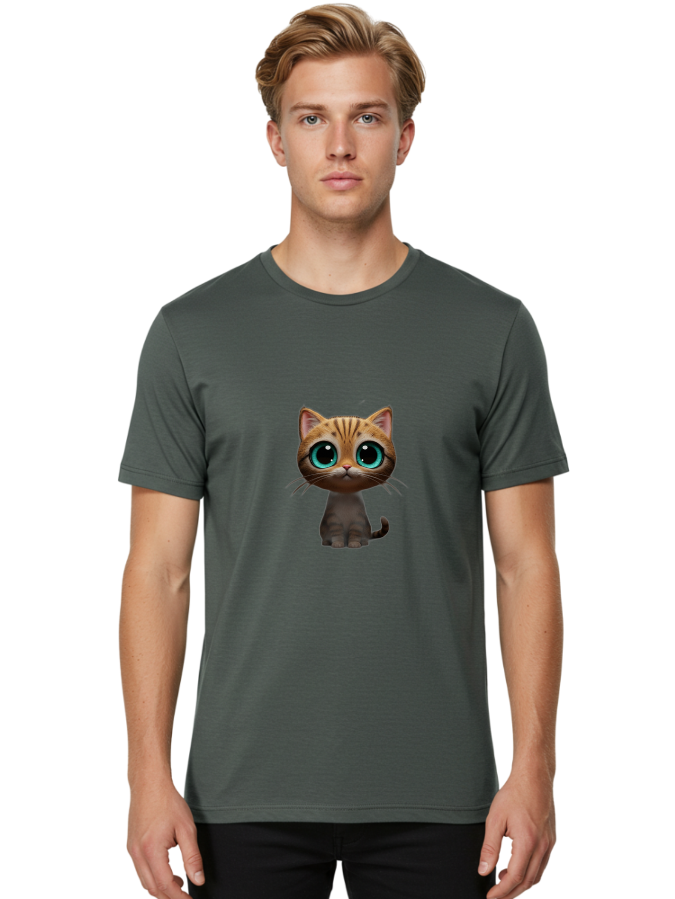 Cat Men'S Graphic Tee, 100% Cotton, Comfortable Casual Summer Wear, Machine Washable, Vintage Camera, Old Camera, Antique Camera, Black Camera, Classic Photography, Photography Equipment, Nostalgic Device, Film Camera, Camera Art Bai650 16
