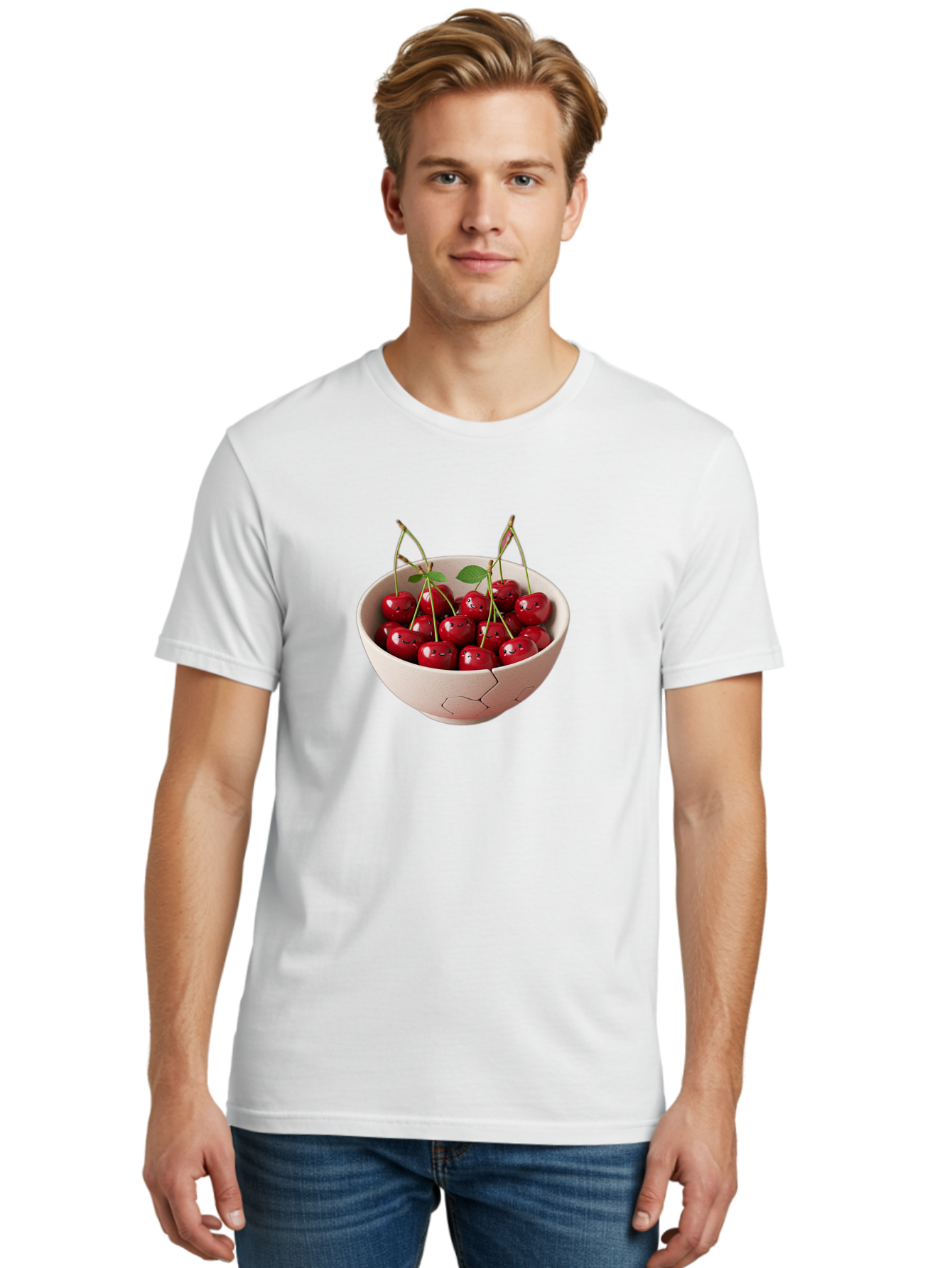 Cherries-With-Funny-Faces Men'S Graphic Tee, 100% Cotton, Comfortable Casual Summer Wear, Machine Washable, Vintage Camera, Old Camera, Antique Camera, Black Camera, Classic Photography, Photography Equipment, Nostalgic Device, Film Camera, Bai715 22