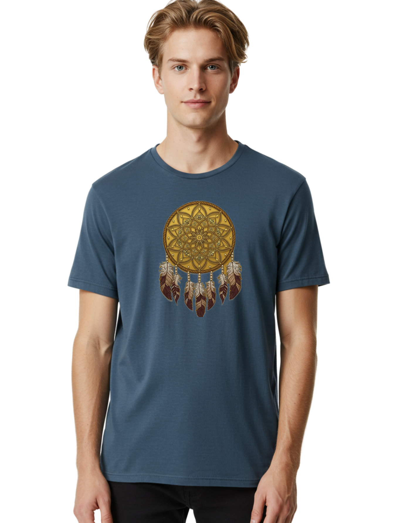 Dreamcatcher-Mandala Men'S Graphic Tee, 100% Cotton, Comfortable Casual Summer Wear, Machine Washable, Vintage Camera, Old Camera, Antique Camera, Black Camera, Classic Photography, Photography Equipment, Nostalgic Device, Film Camera, Bai775 29