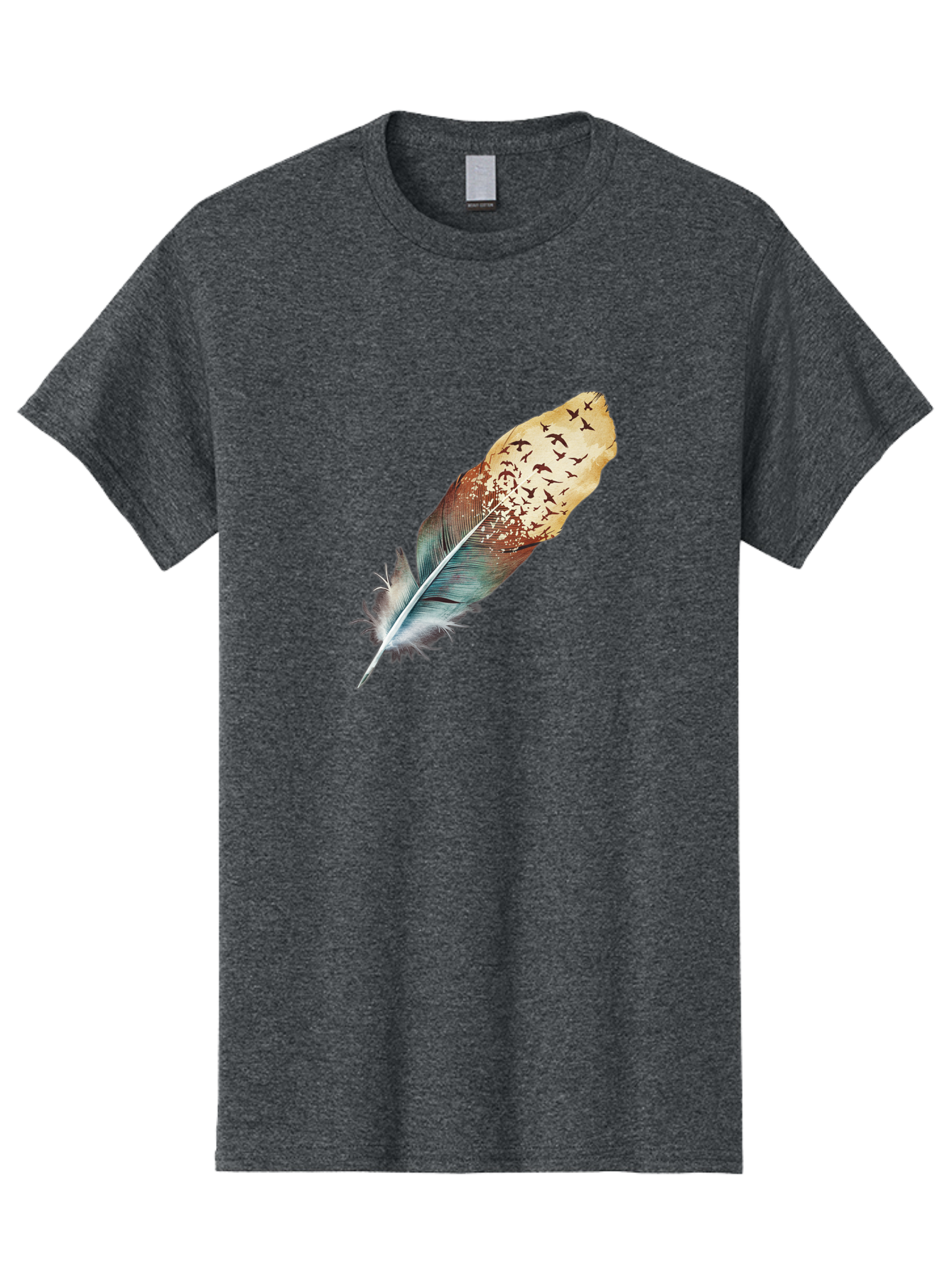 Flock-Of-Birds-Feather Men'S Graphic Tee, 100% Cotton, Comfortable Casual Summer Wear, Machine Washable, Vintage Camera, Old Camera, Antique Camera, Black Camera, Classic Photography, Photography Equipment, Nostalgic Device, Film Camera, Bai892 7