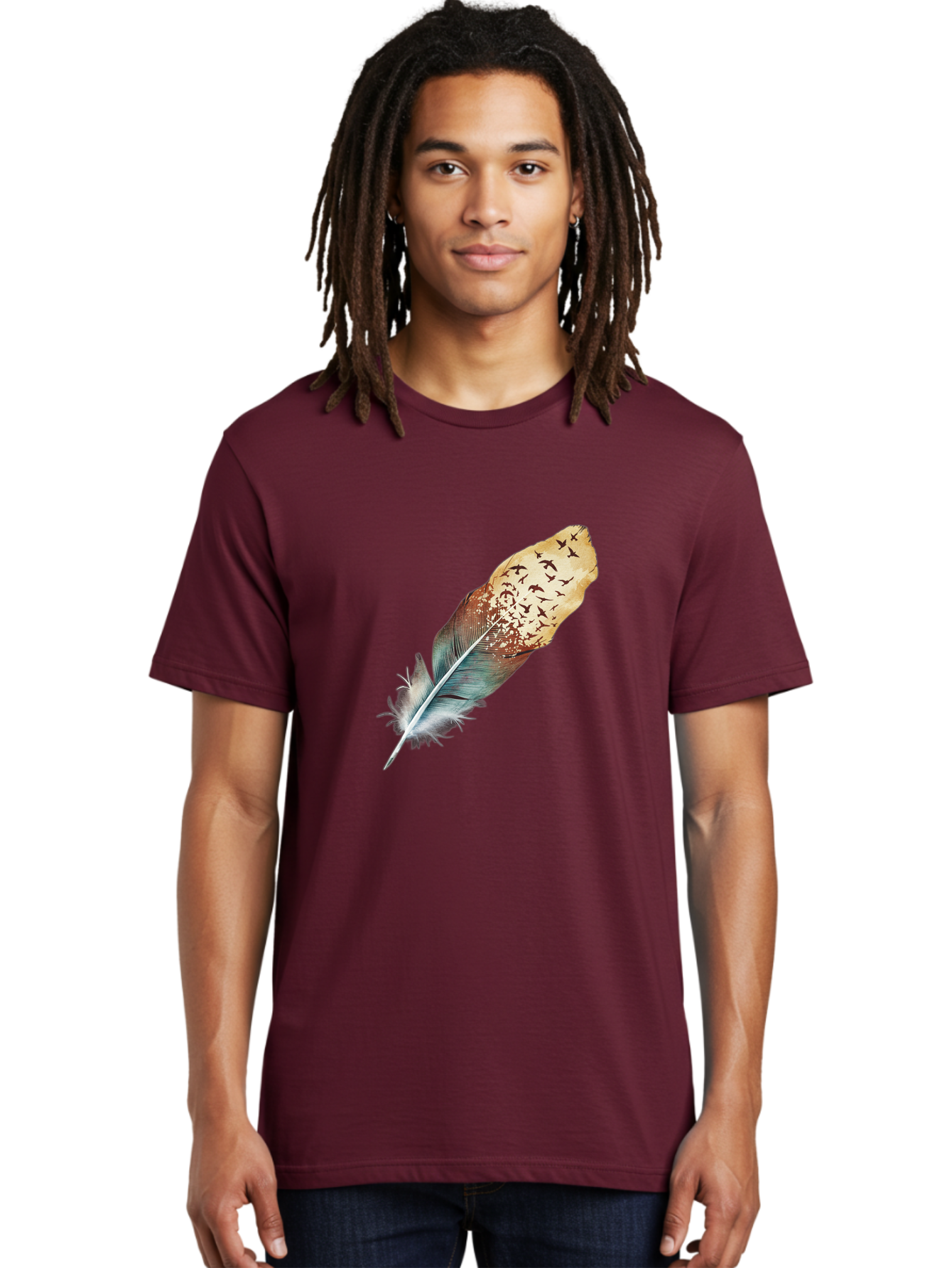 Flock-Of-Birds-Feather Men'S Graphic Tee, 100% Cotton, Comfortable Casual Summer Wear, Machine Washable, Vintage Camera, Old Camera, Antique Camera, Black Camera, Classic Photography, Photography Equipment, Nostalgic Device, Film Camera, Bai892 28