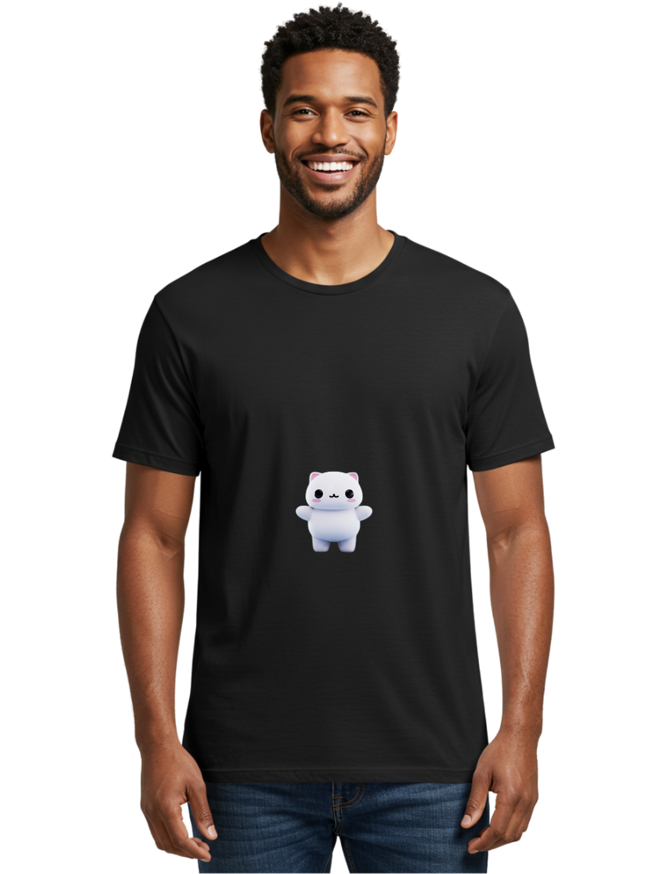 Kawaii-Cat Men'S Graphic Tee, 100% Cotton, Comfortable Casual Summer Wear, Machine Washable, Vintage Camera, Old Camera, Antique Camera, Black Camera, Classic Photography, Photography Equipment, Nostalgic Device, Film Camera, Camera Art Baj081 28