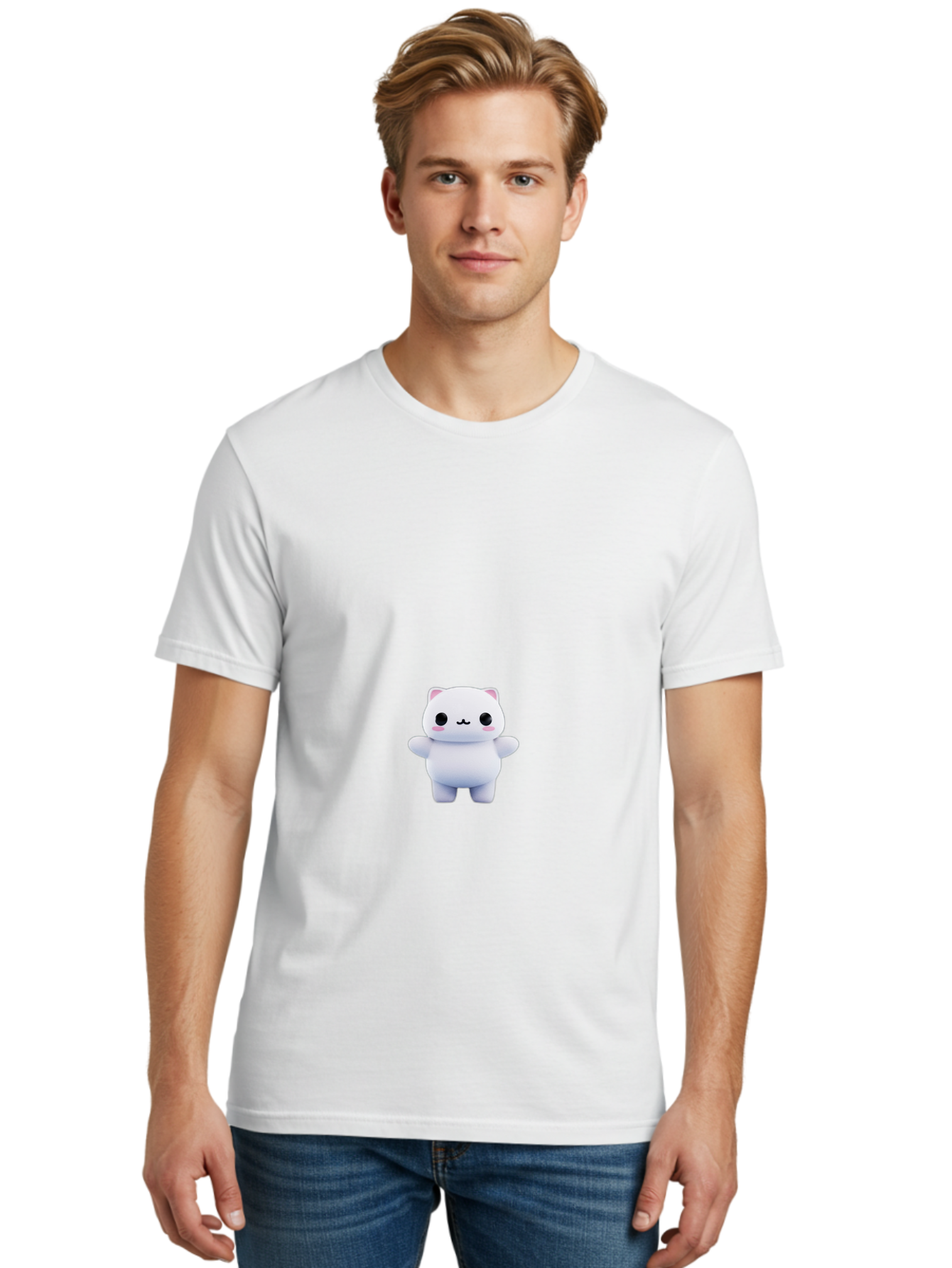 Kawaii-Cat Men'S Graphic Tee, 100% Cotton, Comfortable Casual Summer Wear, Machine Washable, Vintage Camera, Old Camera, Antique Camera, Black Camera, Classic Photography, Photography Equipment, Nostalgic Device, Film Camera, Camera Art Baj081 17