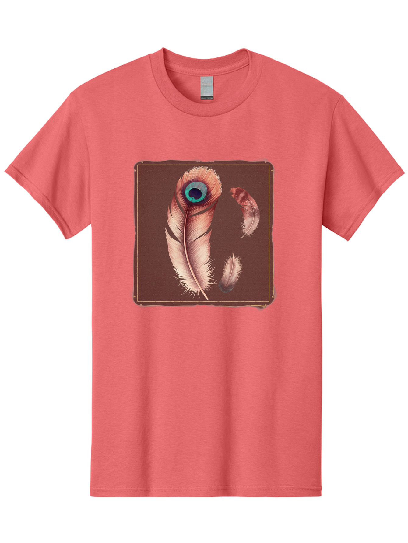 Peacock-Feathers-5 Men'S Graphic Tee, 100% Cotton, Comfortable Casual Summer Wear, Machine Washable, Vintage Camera, Old Camera, Antique Camera, Black Camera, Classic Photography, Photography Equipment, Nostalgic Device, Film Camera, Baj155 7