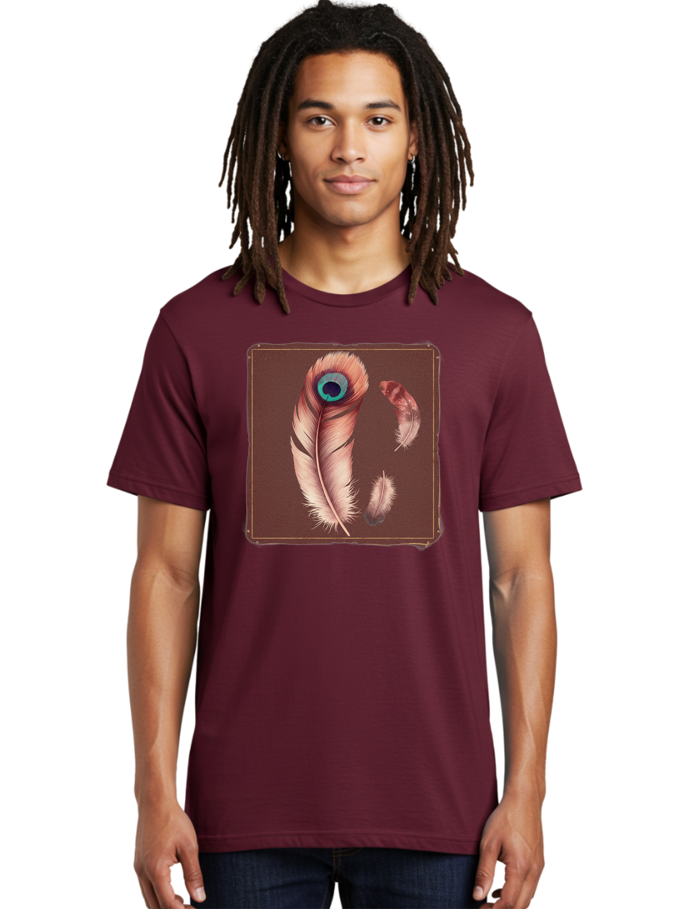 Peacock-Feathers-5 Men'S Graphic Tee, 100% Cotton, Comfortable Casual Summer Wear, Machine Washable, Vintage Camera, Old Camera, Antique Camera, Black Camera, Classic Photography, Photography Equipment, Nostalgic Device, Film Camera, Baj155 27