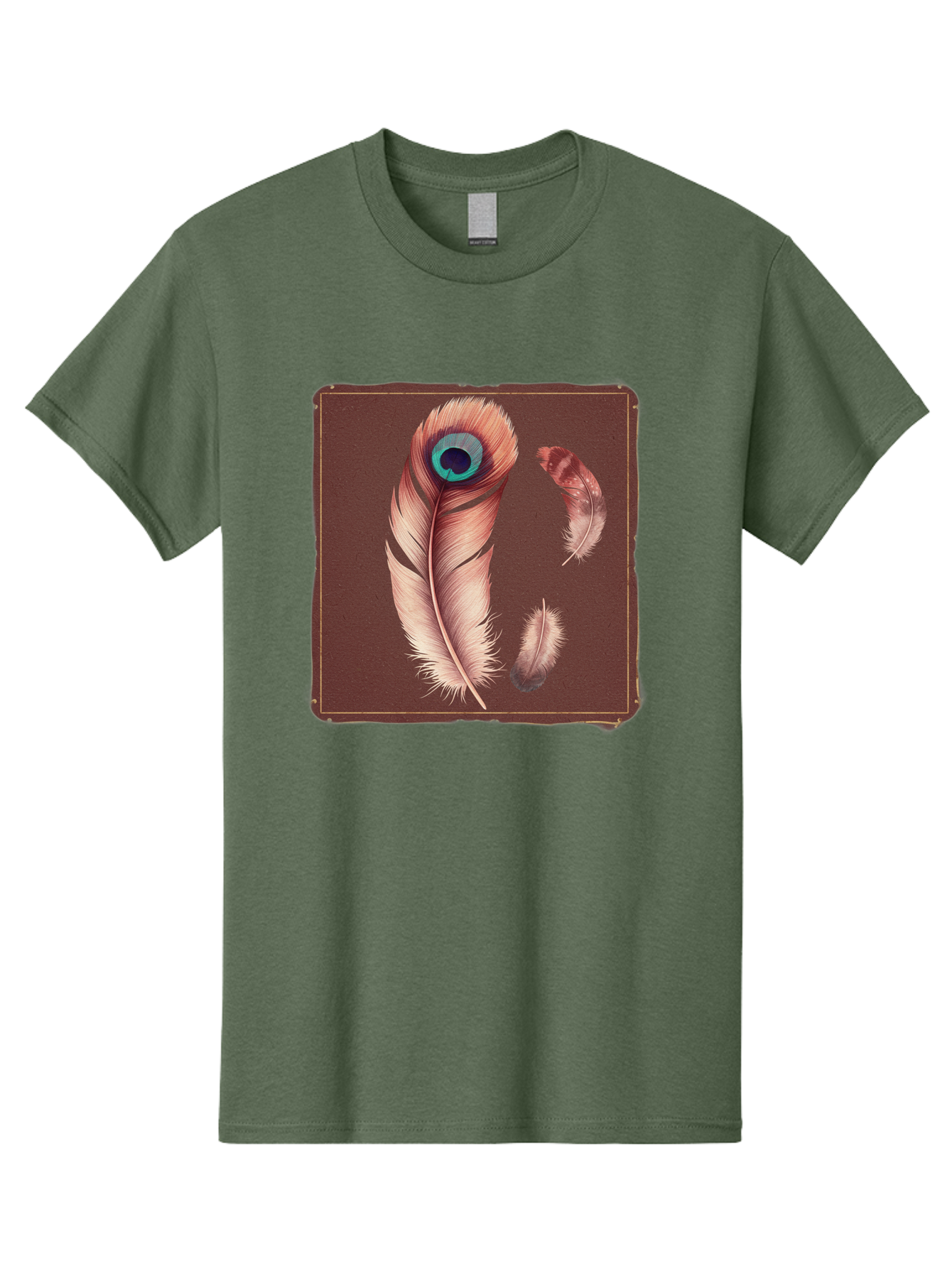Peacock-Feathers-5 Men'S Graphic Tee, 100% Cotton, Comfortable Casual Summer Wear, Machine Washable, Vintage Camera, Old Camera, Antique Camera, Black Camera, Classic Photography, Photography Equipment, Nostalgic Device, Film Camera, Baj155 13