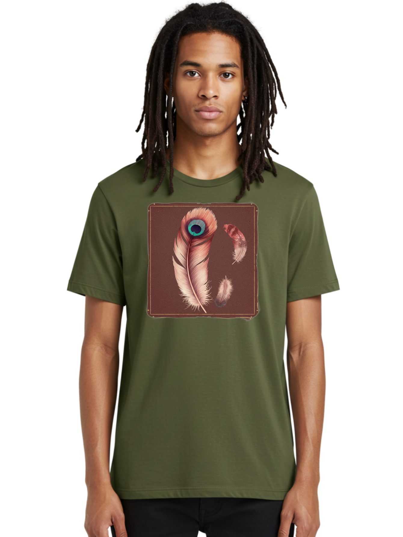 Peacock-Feathers-5 Men'S Graphic Tee, 100% Cotton, Comfortable Casual Summer Wear, Machine Washable, Vintage Camera, Old Camera, Antique Camera, Black Camera, Classic Photography, Photography Equipment, Nostalgic Device, Film Camera, Baj155 28