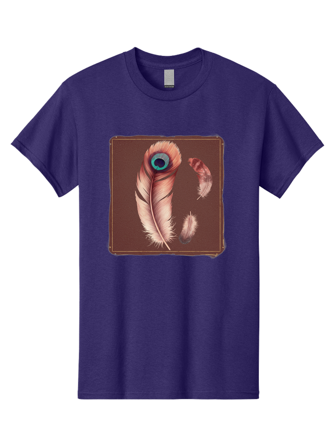 Peacock-Feathers-5 Men'S Graphic Tee, 100% Cotton, Comfortable Casual Summer Wear, Machine Washable, Vintage Camera, Old Camera, Antique Camera, Black Camera, Classic Photography, Photography Equipment, Nostalgic Device, Film Camera, Baj155 1