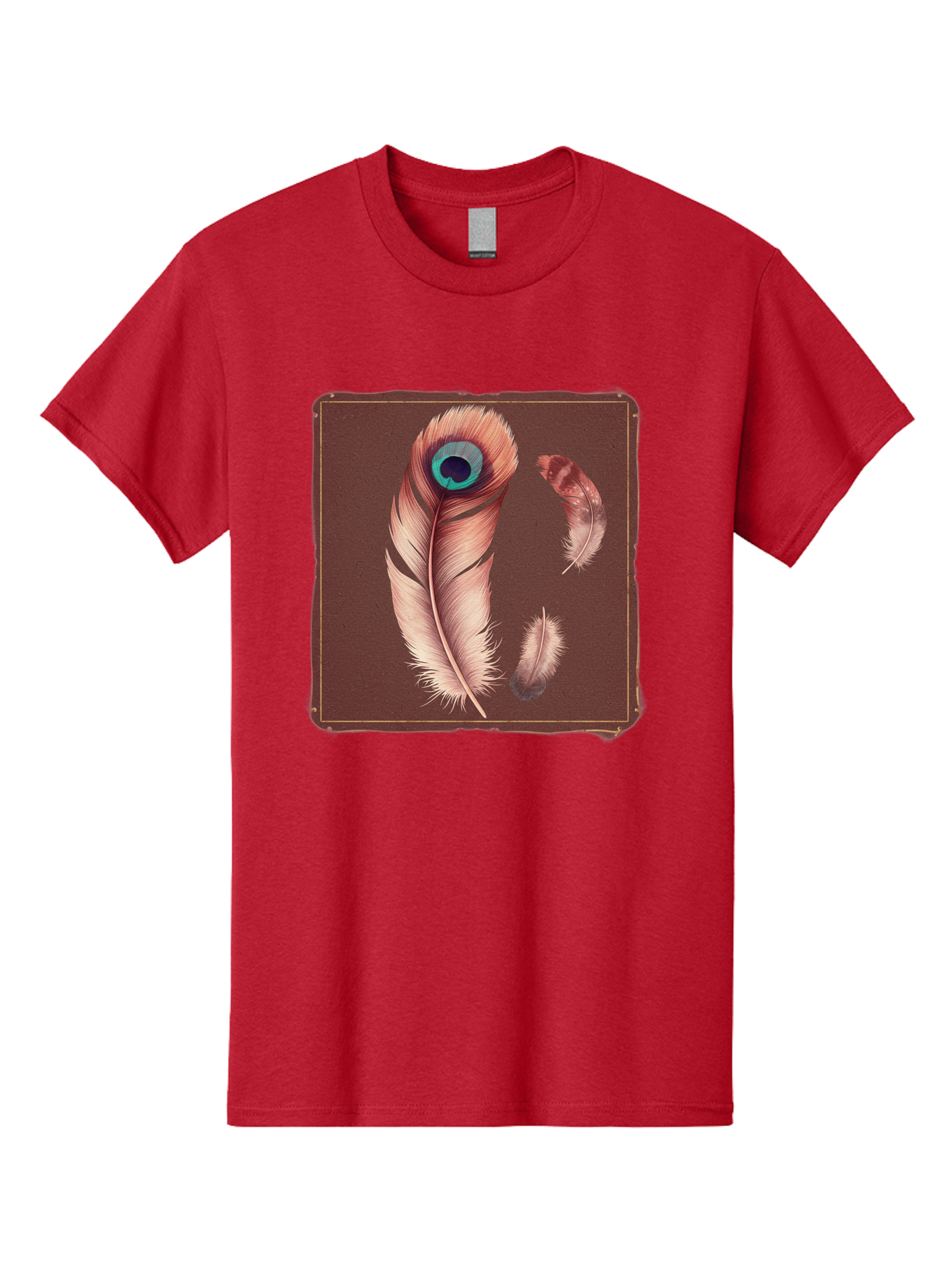 Peacock-Feathers-5 Men'S Graphic Tee, 100% Cotton, Comfortable Casual Summer Wear, Machine Washable, Vintage Camera, Old Camera, Antique Camera, Black Camera, Classic Photography, Photography Equipment, Nostalgic Device, Film Camera, Baj155 6