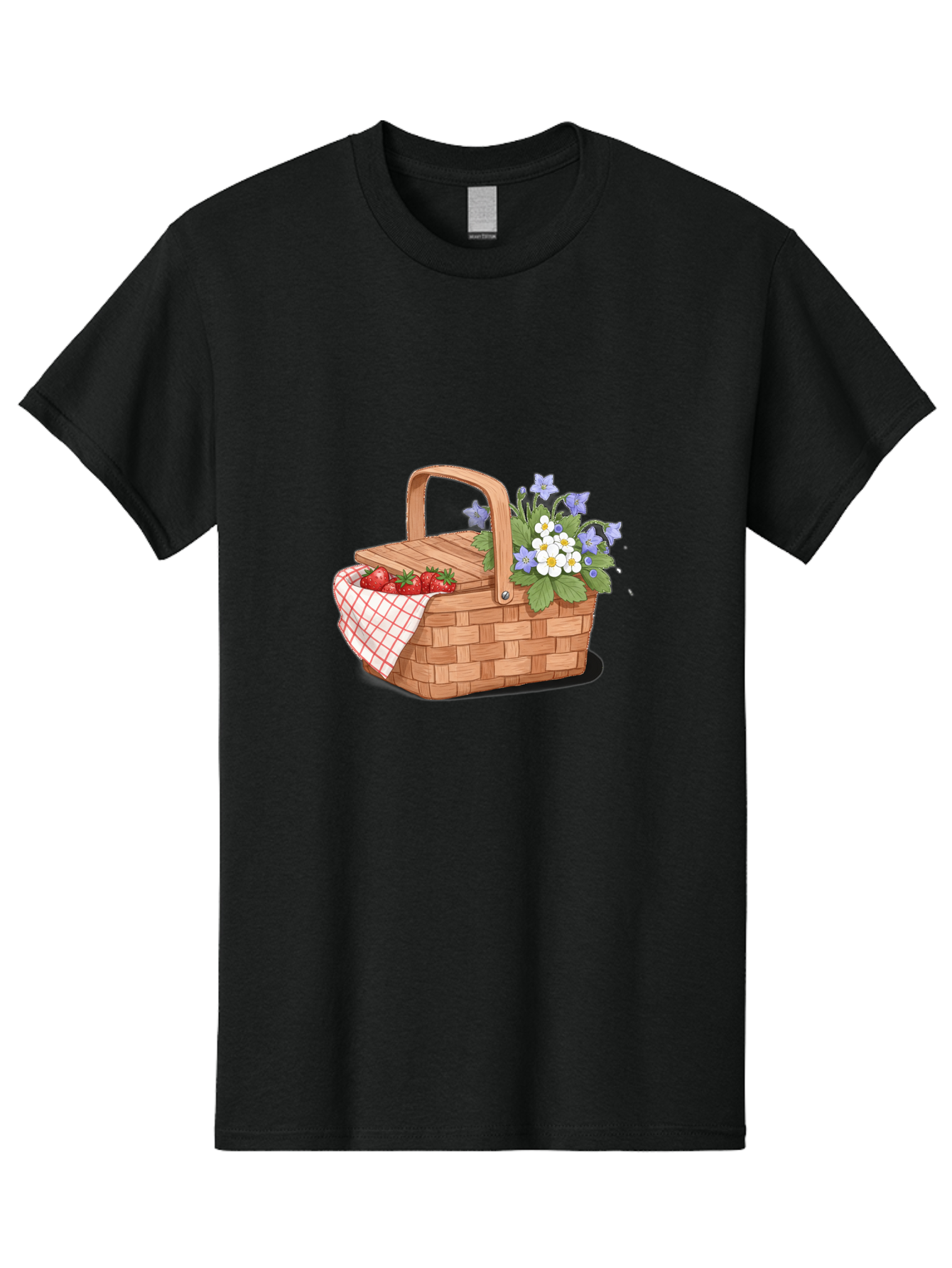 Picnic-Basket-1 Men'S Graphic Tee, 100% Cotton, Comfortable Casual Summer Wear, Machine Washable, Vintage Camera, Old Camera, Antique Camera, Black Camera, Classic Photography, Photography Equipment, Nostalgic Device, Film Camera, Camera Art Baj160 13