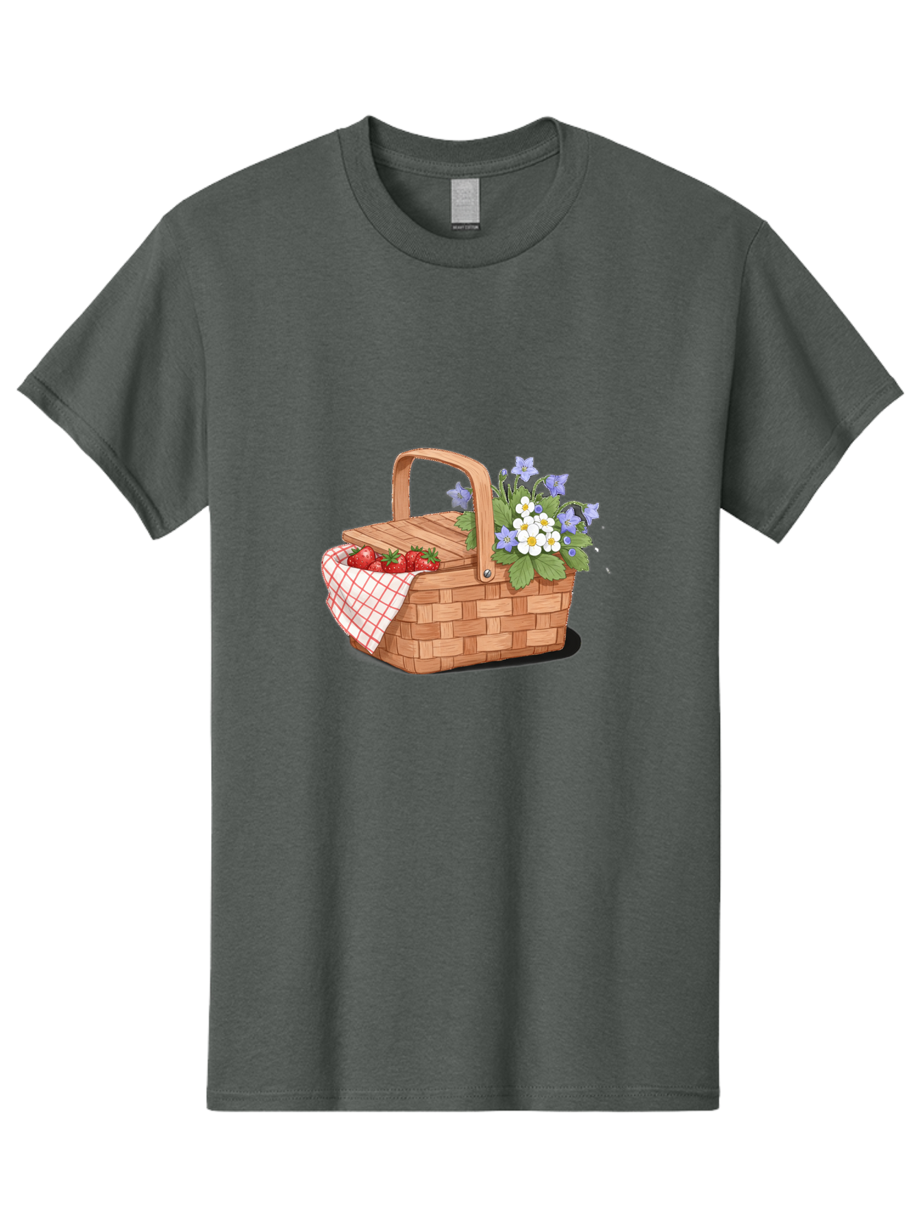 Picnic-Basket-1 Men'S Graphic Tee, 100% Cotton, Comfortable Casual Summer Wear, Machine Washable, Vintage Camera, Old Camera, Antique Camera, Black Camera, Classic Photography, Photography Equipment, Nostalgic Device, Film Camera, Camera Art Baj160 10