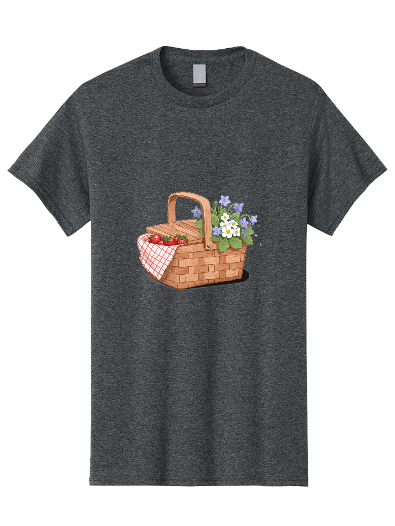 Picnic-Basket-1 Men'S Graphic Tee, 100% Cotton, Comfortable Casual Summer Wear, Machine Washable, Vintage Camera, Old Camera, Antique Camera, Black Camera, Classic Photography, Photography Equipment, Nostalgic Device, Film Camera, Camera Art Baj160 8