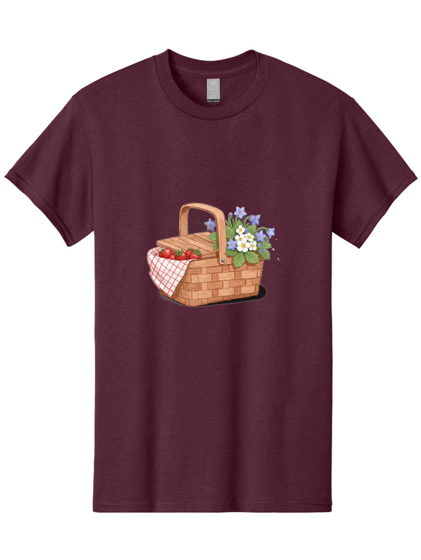 Picnic-Basket-1 Men'S Graphic Tee, 100% Cotton, Comfortable Casual Summer Wear, Machine Washable, Vintage Camera, Old Camera, Antique Camera, Black Camera, Classic Photography, Photography Equipment, Nostalgic Device, Film Camera, Camera Art Baj160 7