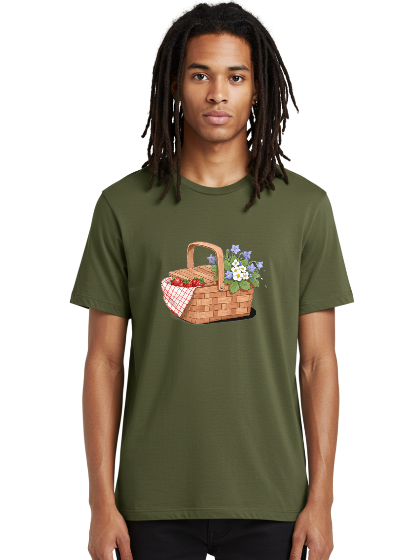 Picnic-Basket-1 Men'S Graphic Tee, 100% Cotton, Comfortable Casual Summer Wear, Machine Washable, Vintage Camera, Old Camera, Antique Camera, Black Camera, Classic Photography, Photography Equipment, Nostalgic Device, Film Camera, Camera Art Baj160 17