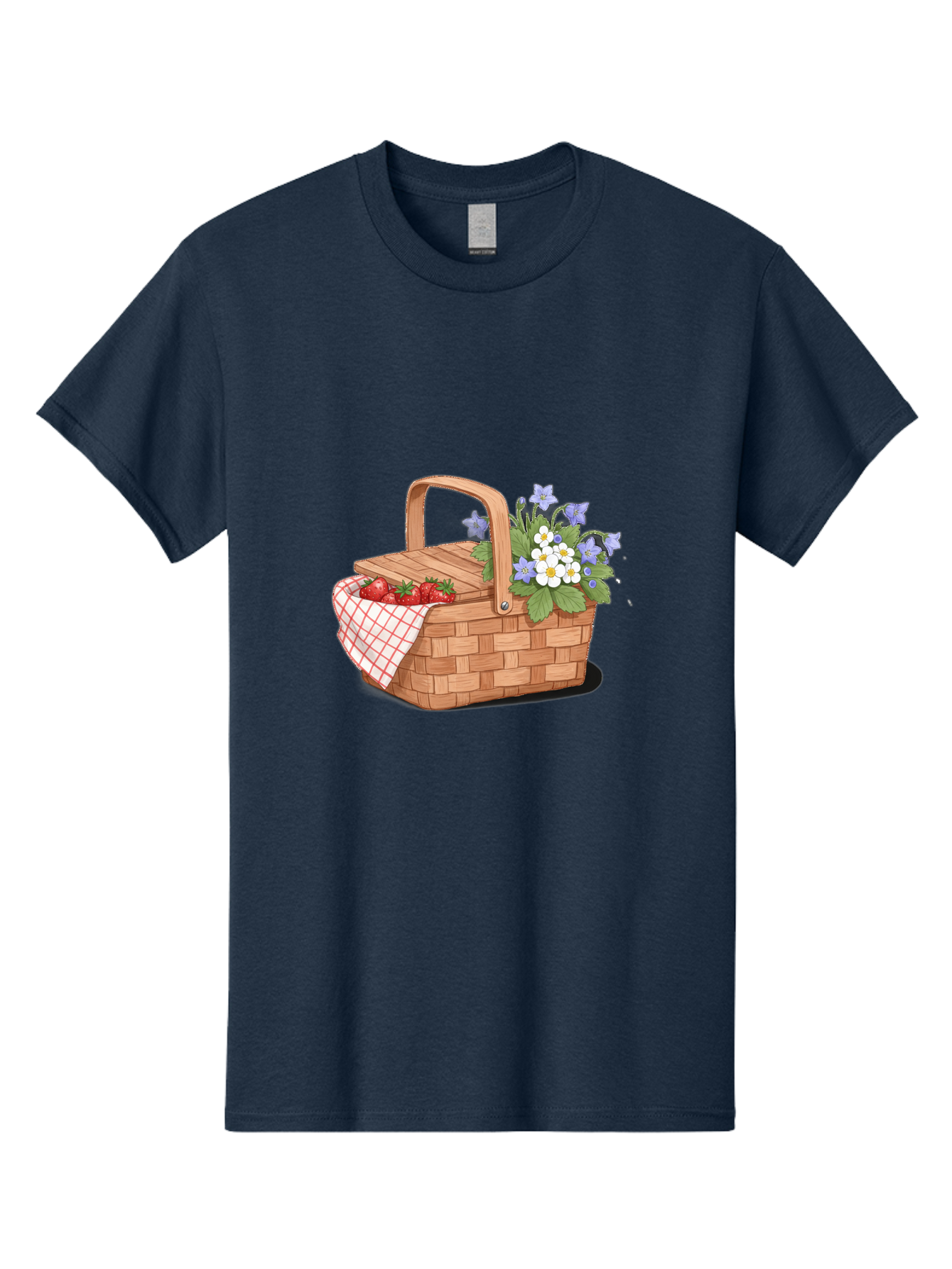 Picnic-Basket-1 Men'S Graphic Tee, 100% Cotton, Comfortable Casual Summer Wear, Machine Washable, Vintage Camera, Old Camera, Antique Camera, Black Camera, Classic Photography, Photography Equipment, Nostalgic Device, Film Camera, Camera Art Baj160 4