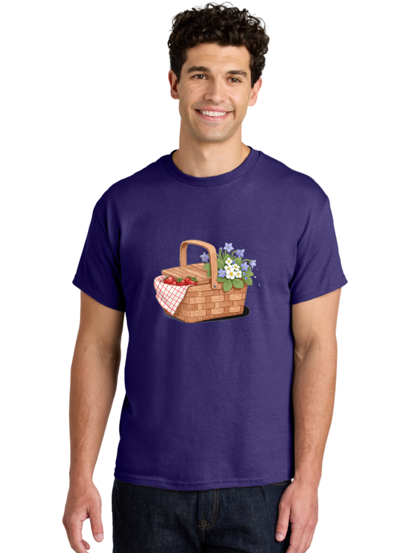 Picnic-Basket-1 Men'S Graphic Tee, 100% Cotton, Comfortable Casual Summer Wear, Machine Washable, Vintage Camera, Old Camera, Antique Camera, Black Camera, Classic Photography, Photography Equipment, Nostalgic Device, Film Camera, Camera Art Baj160 18